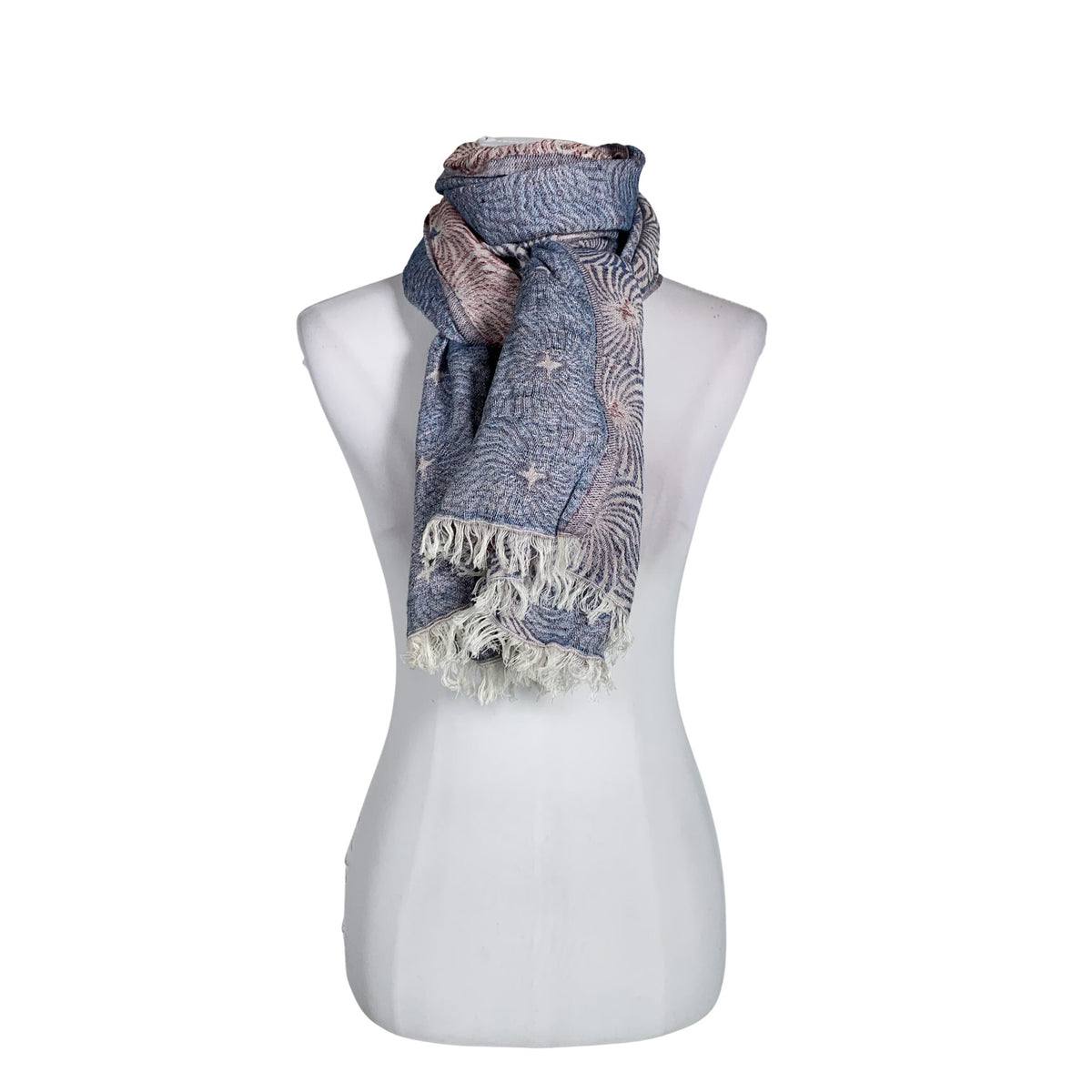 Unisex A+more - Õhuke sall, suurus Maxi - Sinine (1)