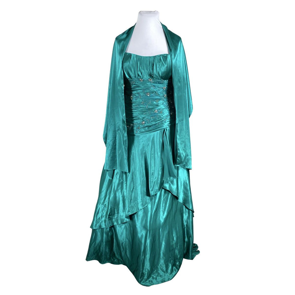 Unisex Manon - Õhtukleit, suurus 44 - Roheline (1)