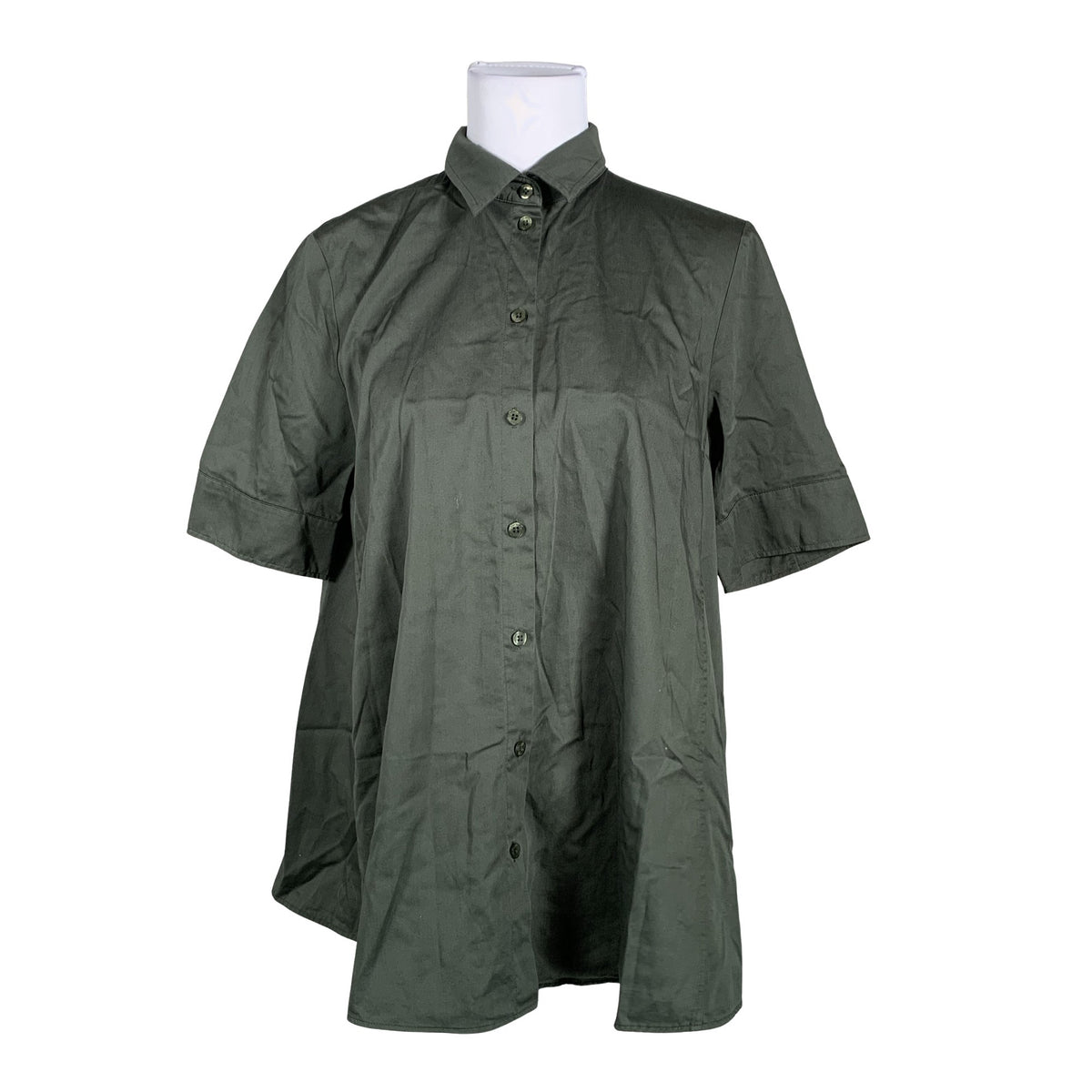 Unisex Gerry Weber - Lühikeste käistega pluus, suurus 40 - Roheline (1)