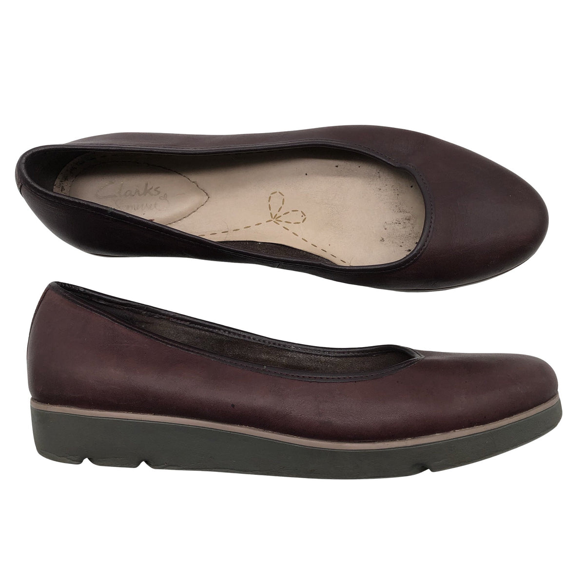 Unisex Clarks - Baleriinad, suurus 39 - Pruun (1)