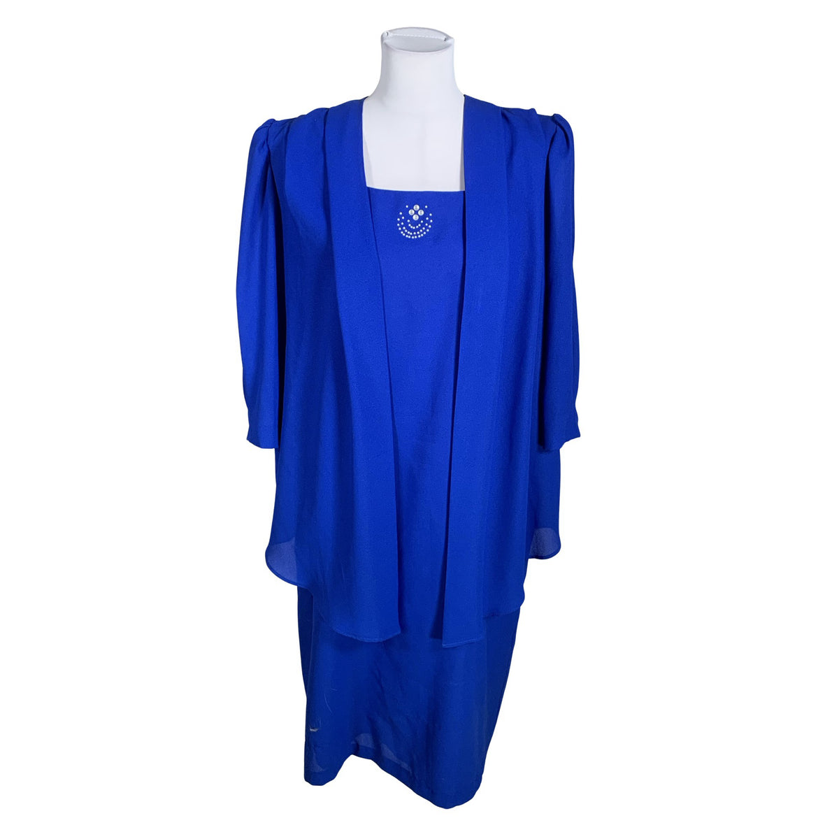 Unisex Caroline - Õhuke kleit, suurus 40 - Sinine (1)