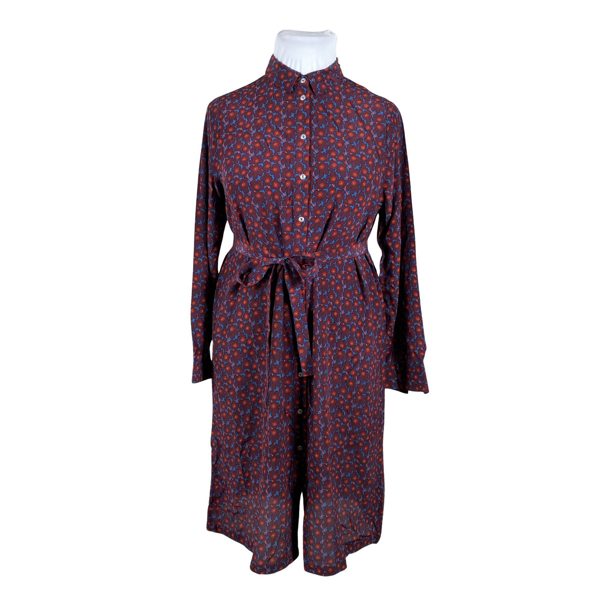 Unisex Marimekko - Õhuke kleit, suurus 42 - Veinipunane (1)