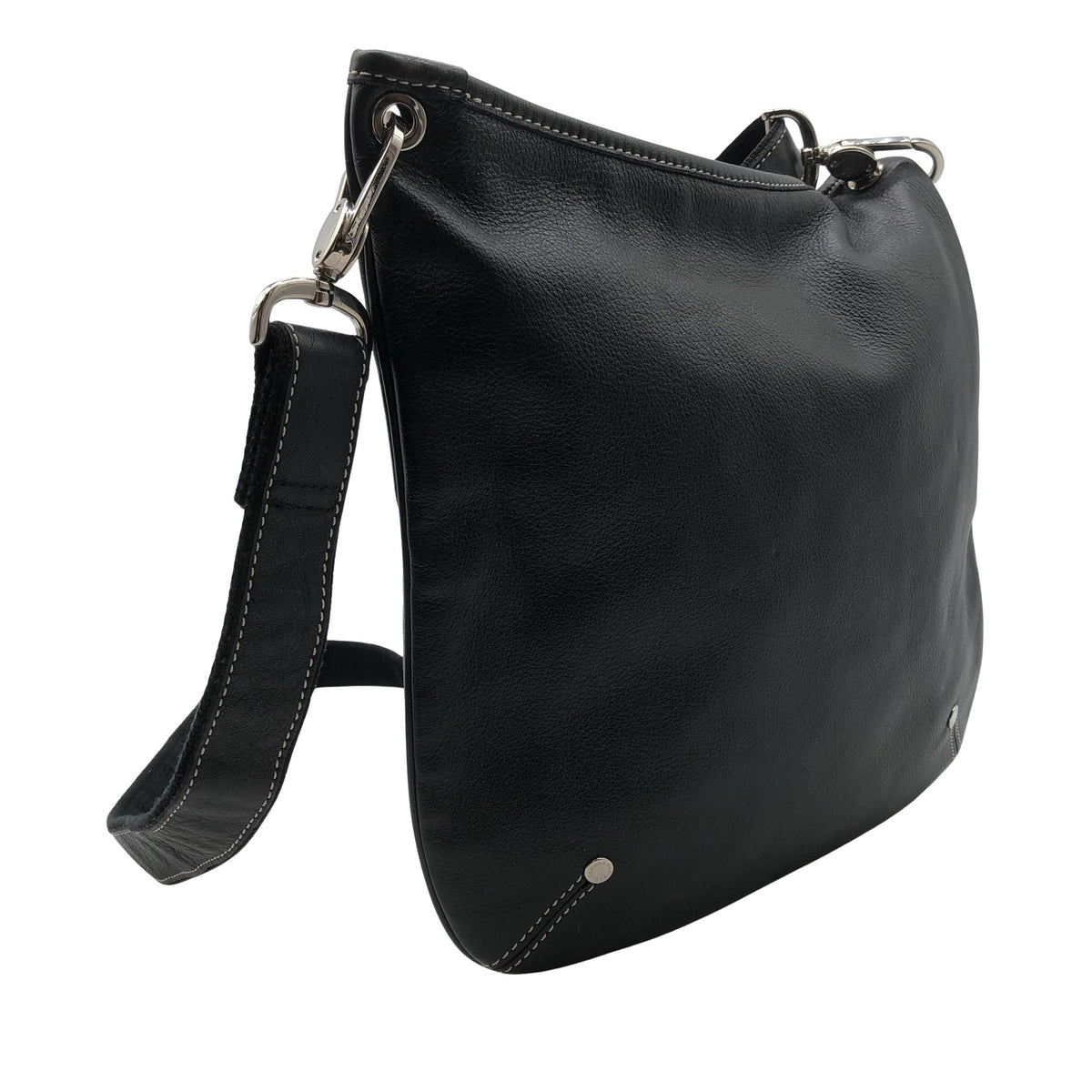 Unisex Longchamp - Õlakott, suurus Midi - Must (2)