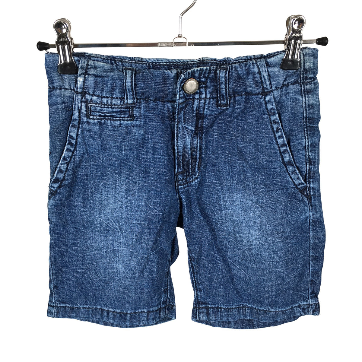 Unisex POMPdeLUX - Teksast lühikesed püksid, suurus 110 - 116 - Sinine (1)