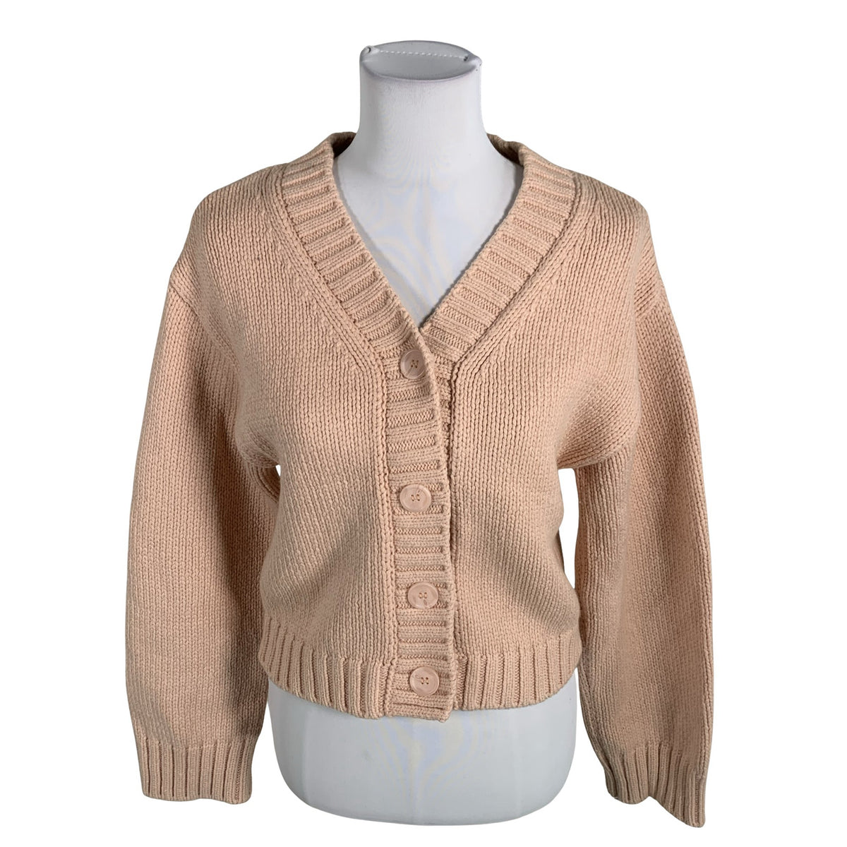 Unisex Lindex - Kardigan, suurus 34 - Heleroosa (1)