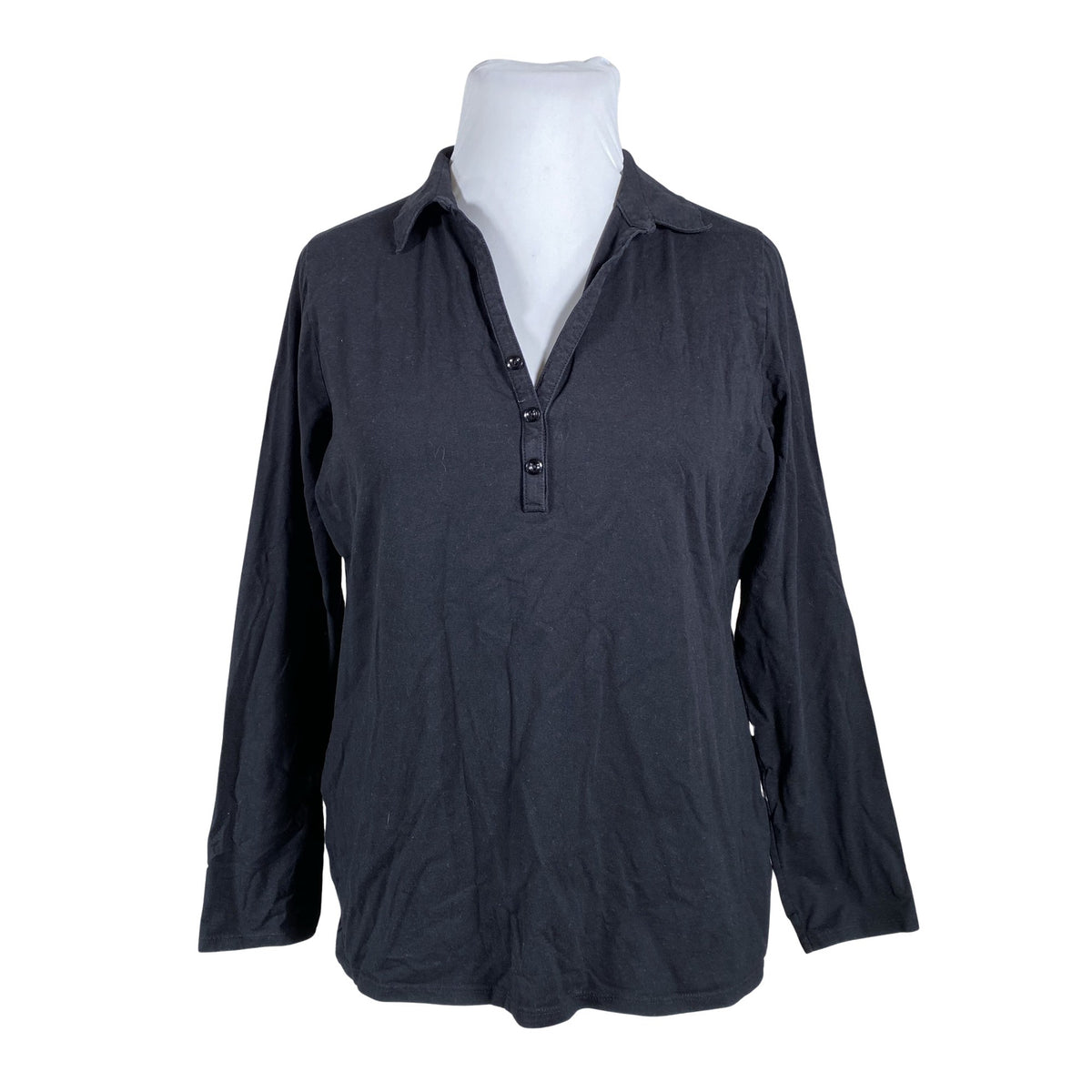 Unisex Nanso - Trikotaažist pluus, suurus 44 - Must (1)