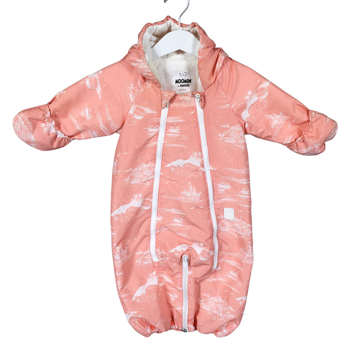 Unisex Reima - Õhem talvekombinesoon, suurus 56 - 62 - Heleroosa (1)