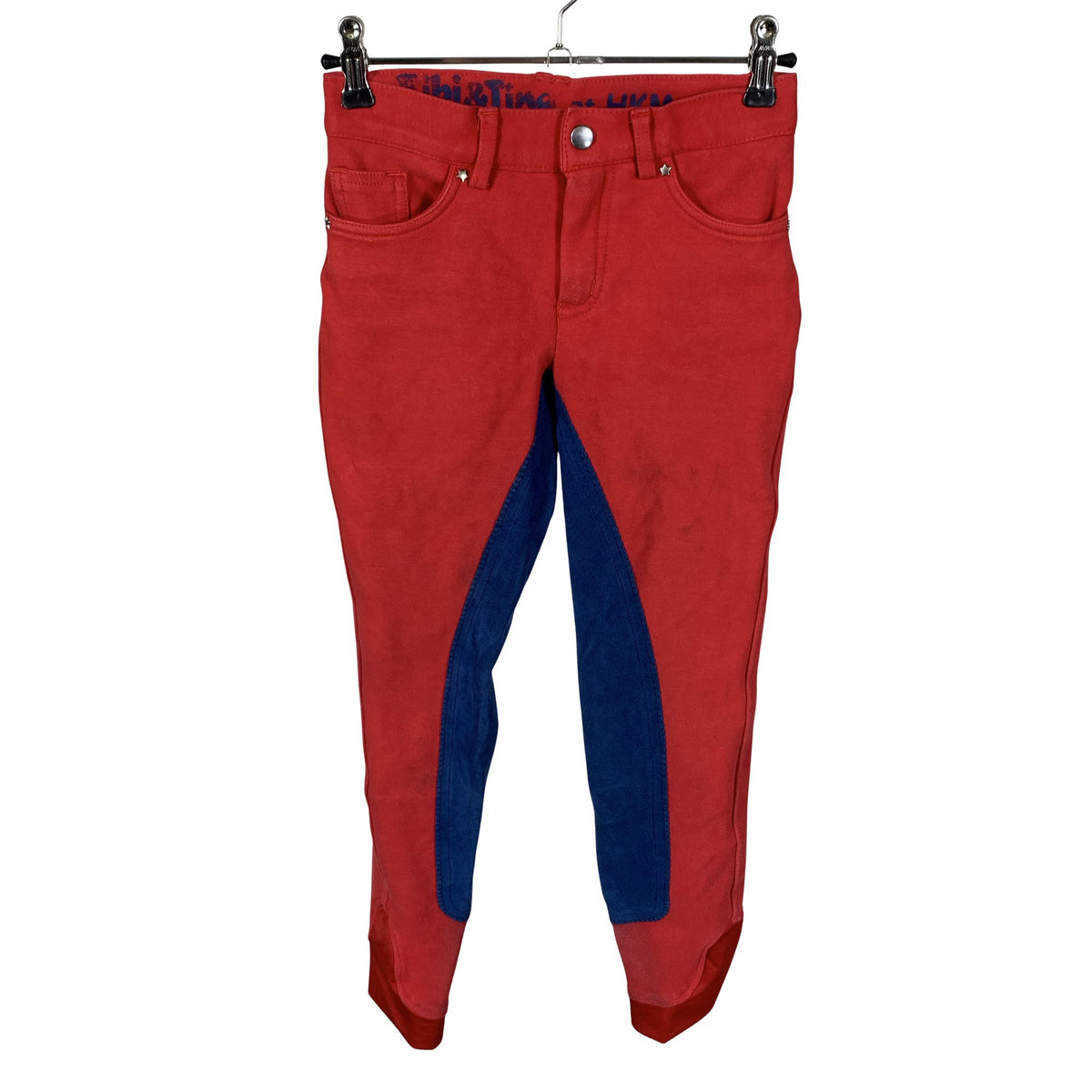 Unisex Bibi - Ratsapüksid, suurus 122 - 128 - Punane (1)