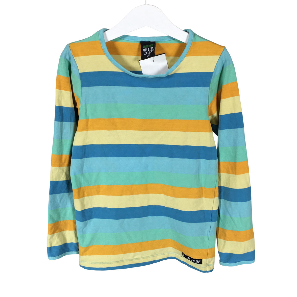 Unisex Villervalla - Trikotaažist pluus, suurus 122 - 128 - Sinine (1)