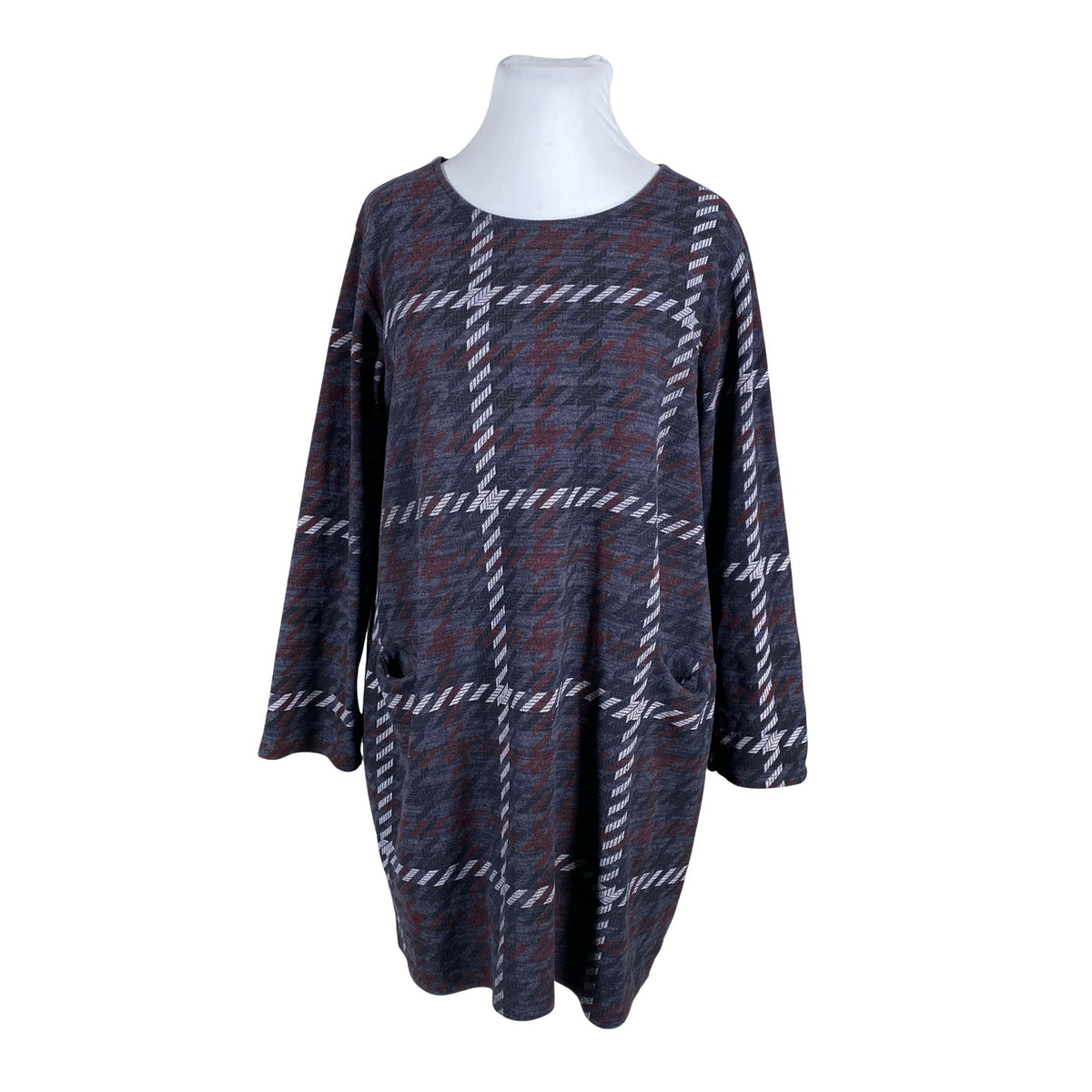 Unisex New Collection - Trikotaažist kleit, suurus 44 - Sinine (1)
