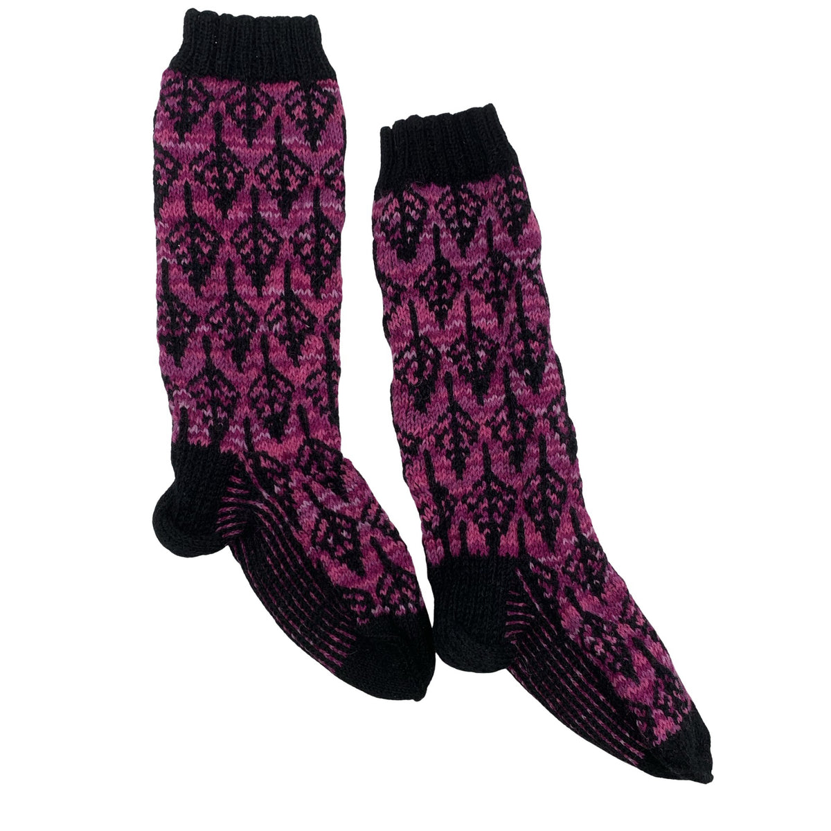 Unisex Handmade - Villased sokid, suurus 37 - Lilla (1)