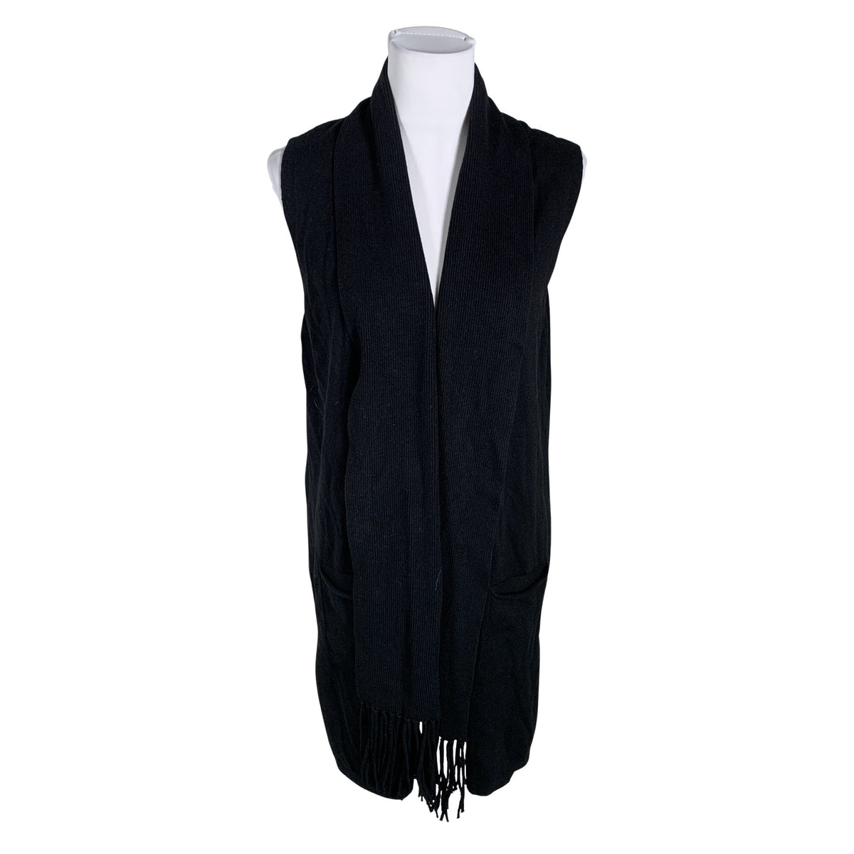 Unisex Julie Bélanger - Kootud vest, suurus 36 - Must (1)