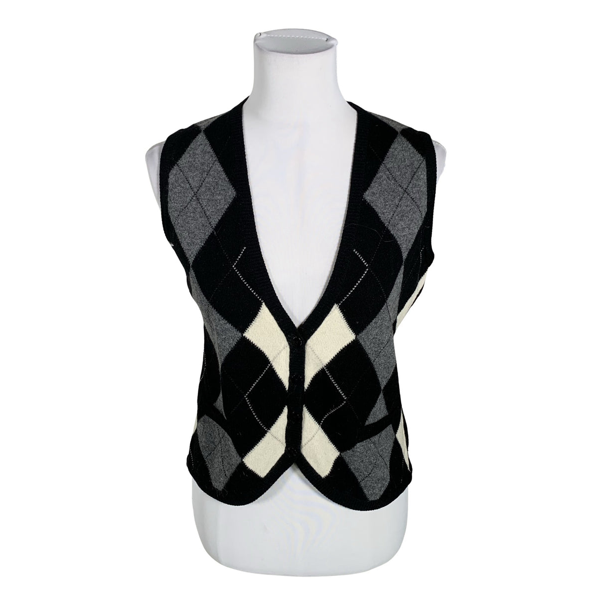 Unisex Gant - Kootud vest, suurus 38 - Must (1)