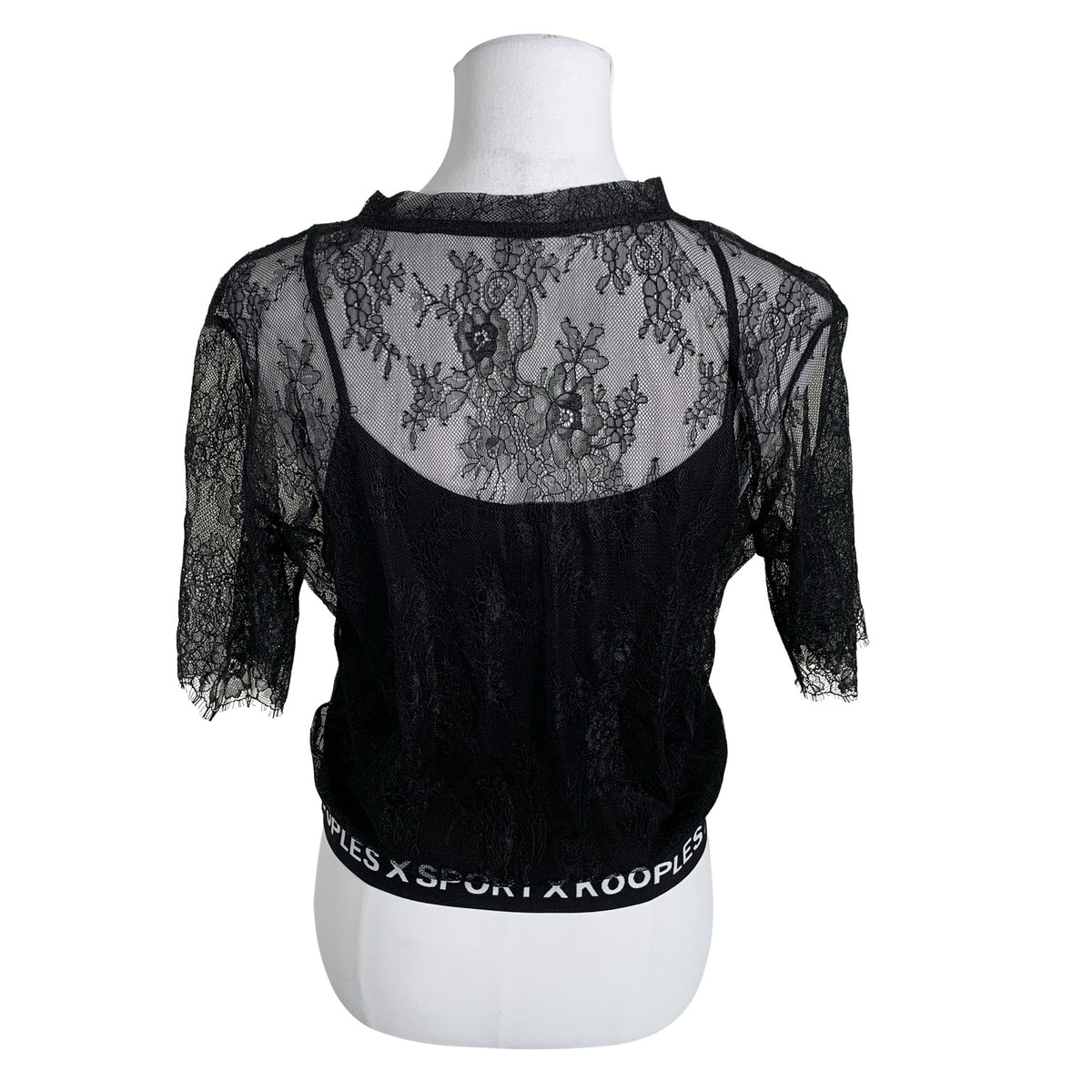 Unisex The Kooples - Lühikeste käistega pluus, suurus 40 - Must (2)