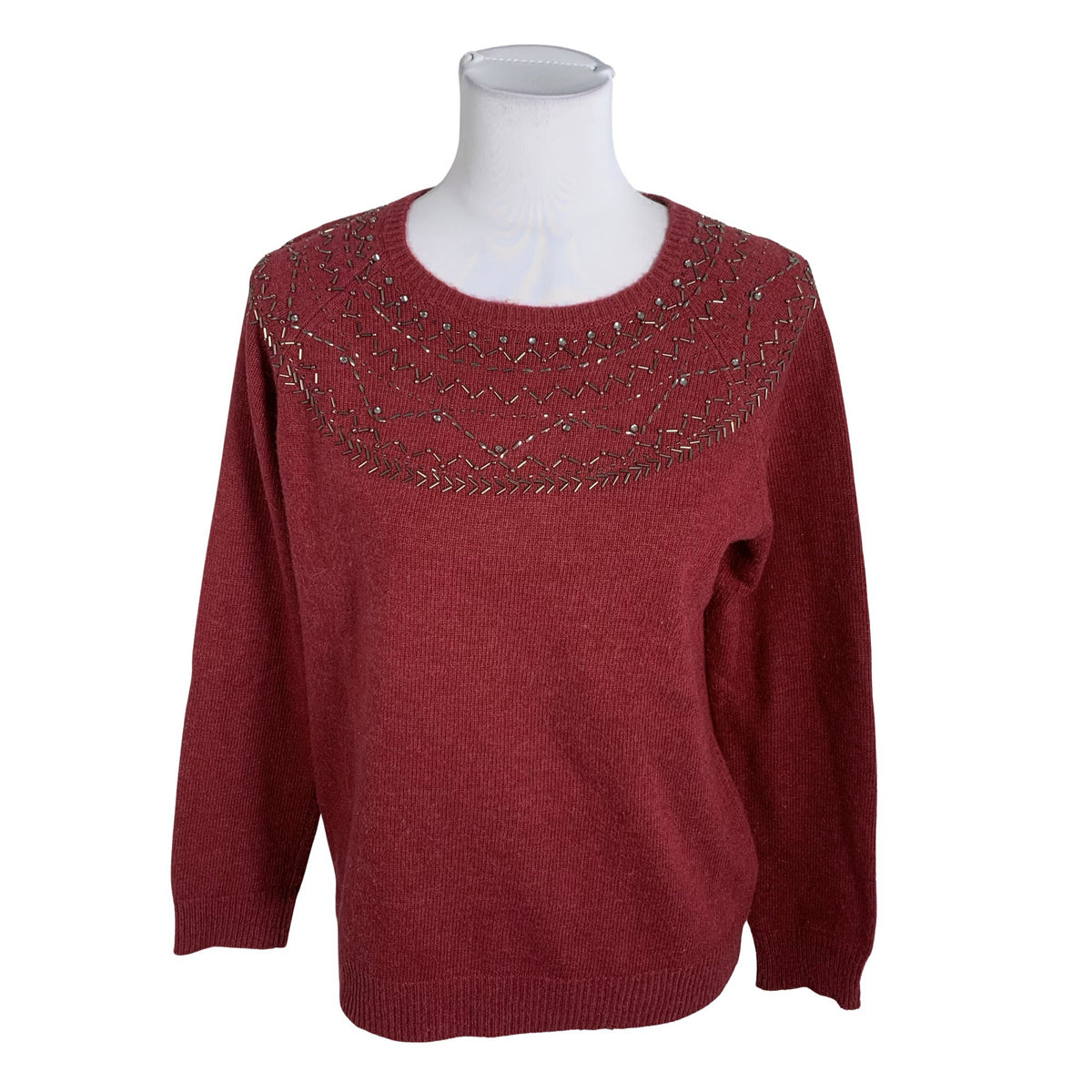 Unisex Esprit - Kampsun, suurus 38 - Veinipunane (1)