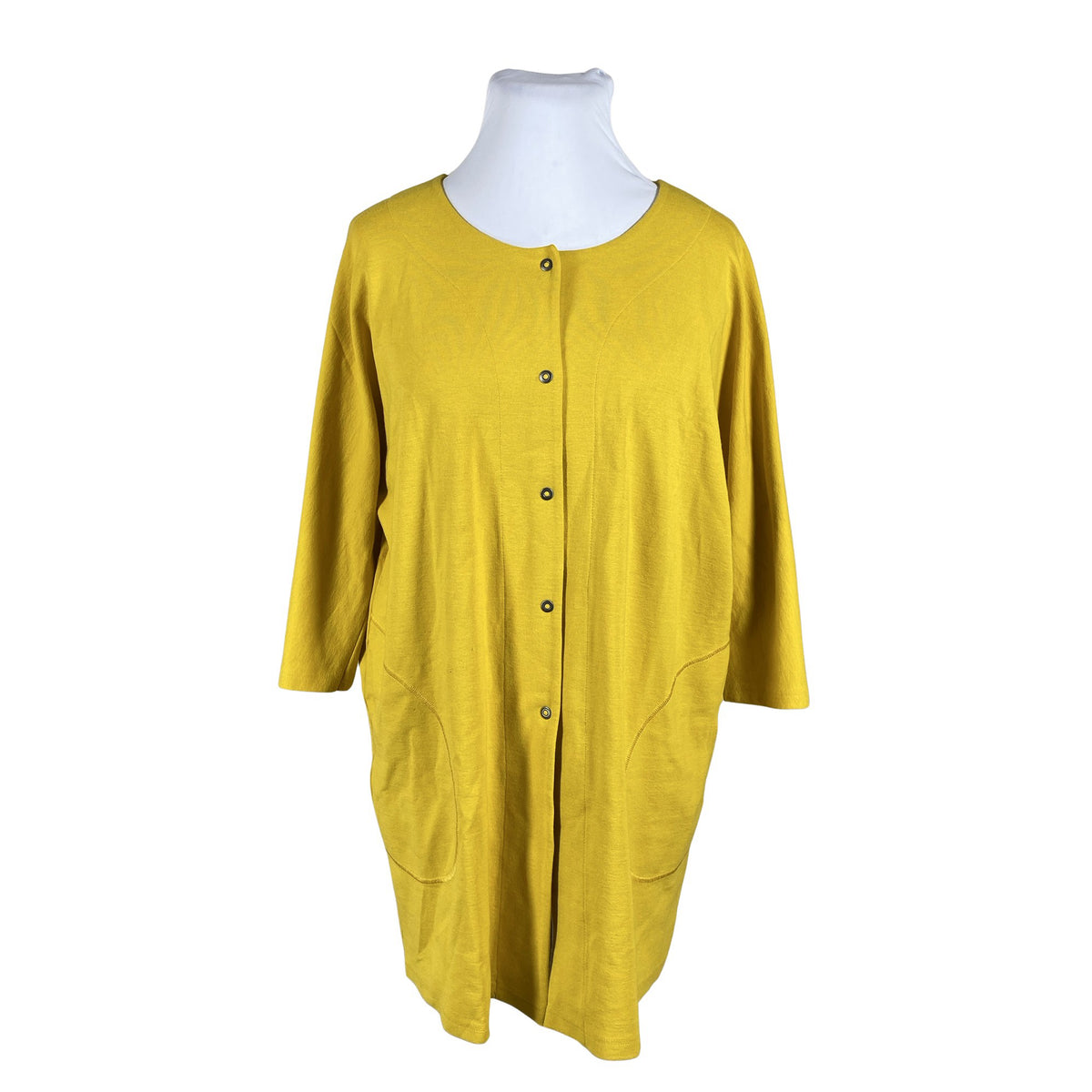 Unisex Nanso - Kardigan, suurus 42 - Kollane (1)