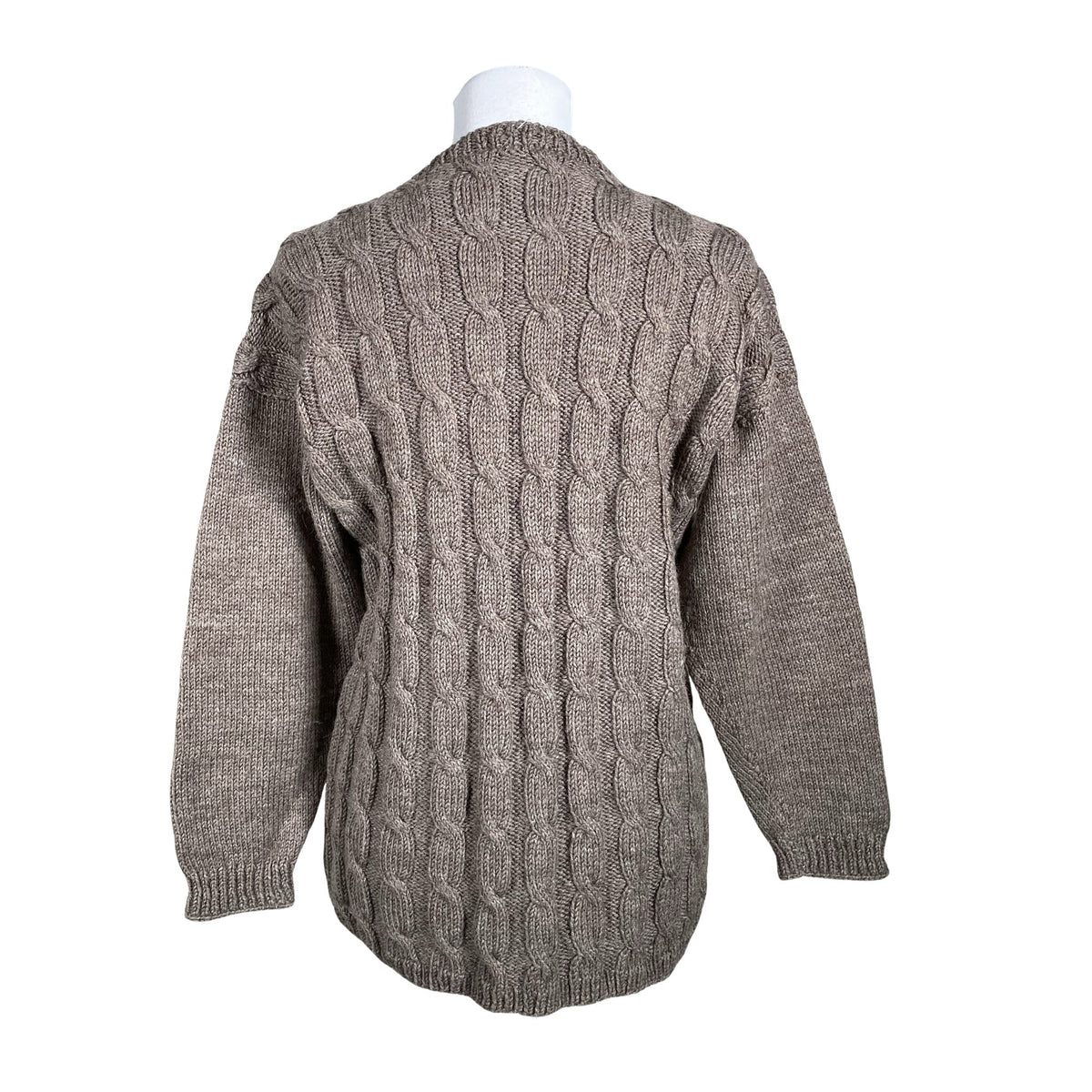 Unisex Handmade - Villane pluus, suurus 36 - Pruun (3)