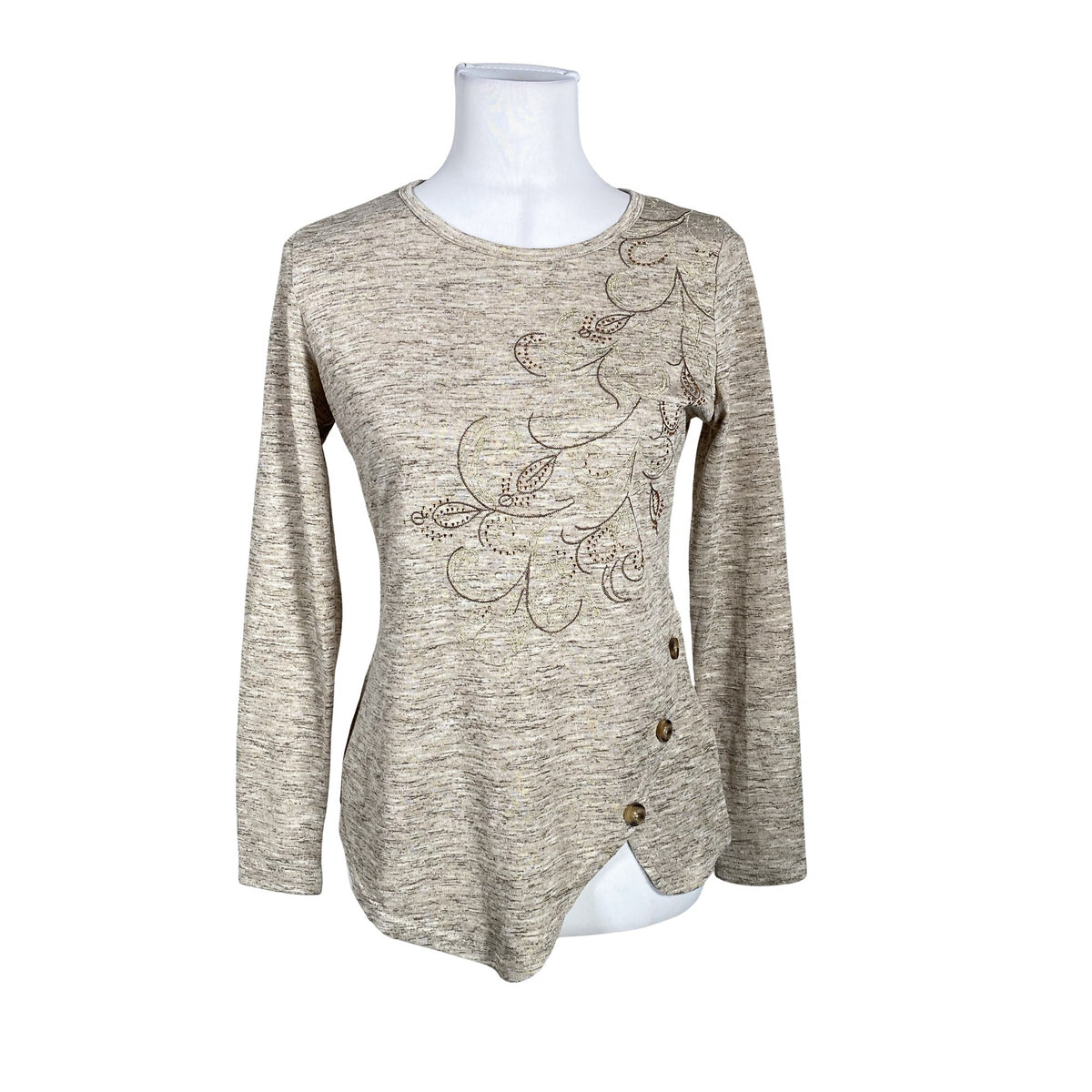 Unisex Koroshi - Kampsun, suurus 36 - Beige (1)