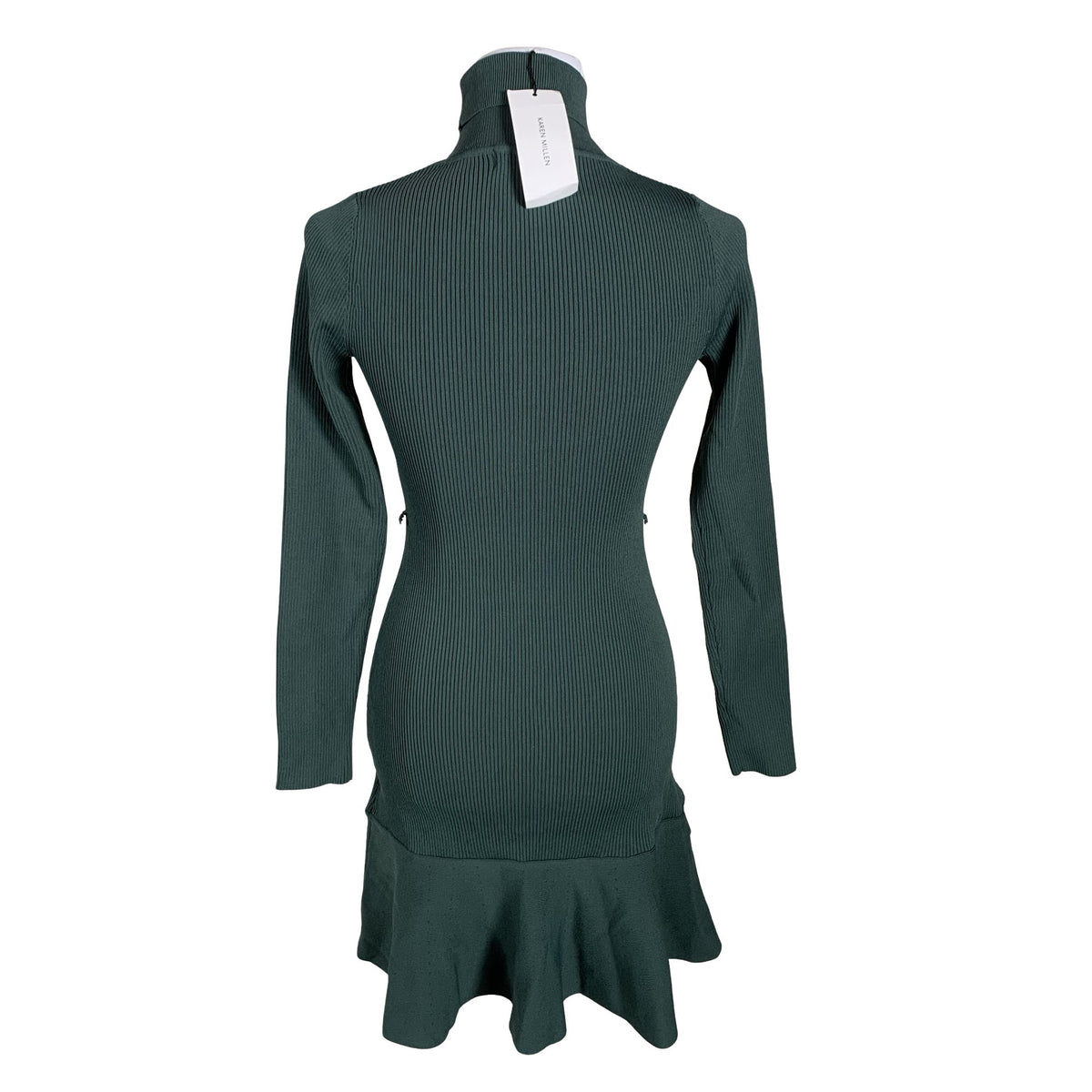 Unisex Karen Millen - Kootud kleit, suurus 38 - Roheline (2)