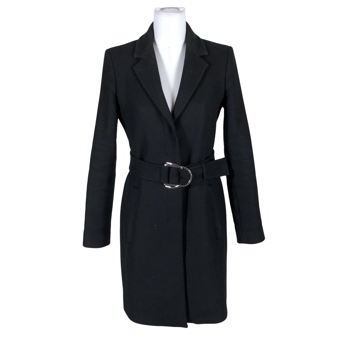 Unisex Versace Jeans - Villane mantel, suurus 36 - Must (1)