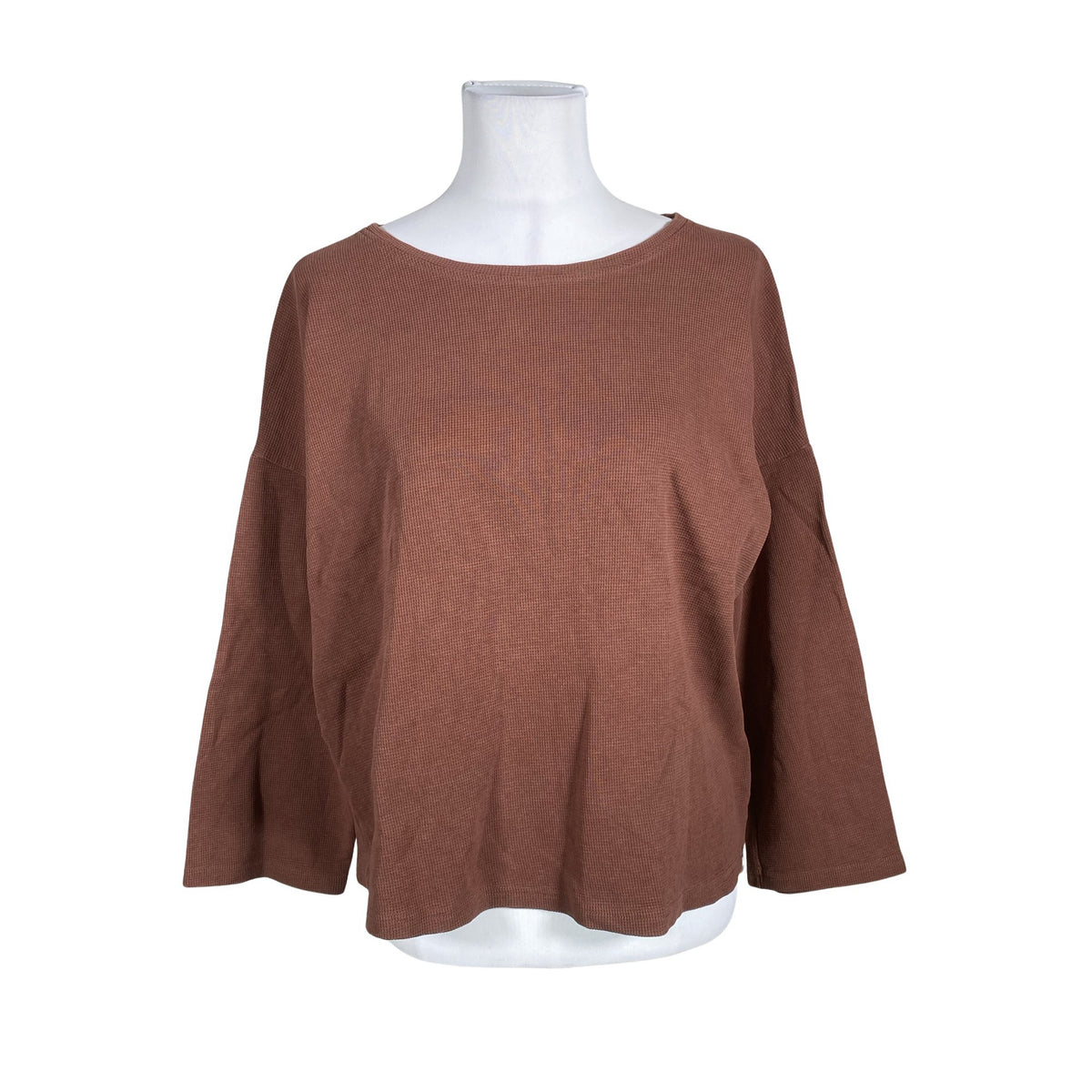 Unisex Kaiko - Trikotaažist pluus, suurus 40 - Pruun (1)