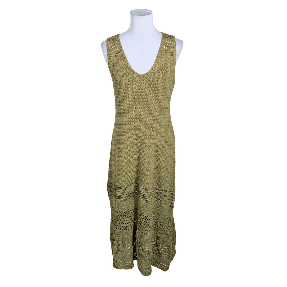 Unisex Lindex - Kootud kleit, suurus 38 - Roheline (1)