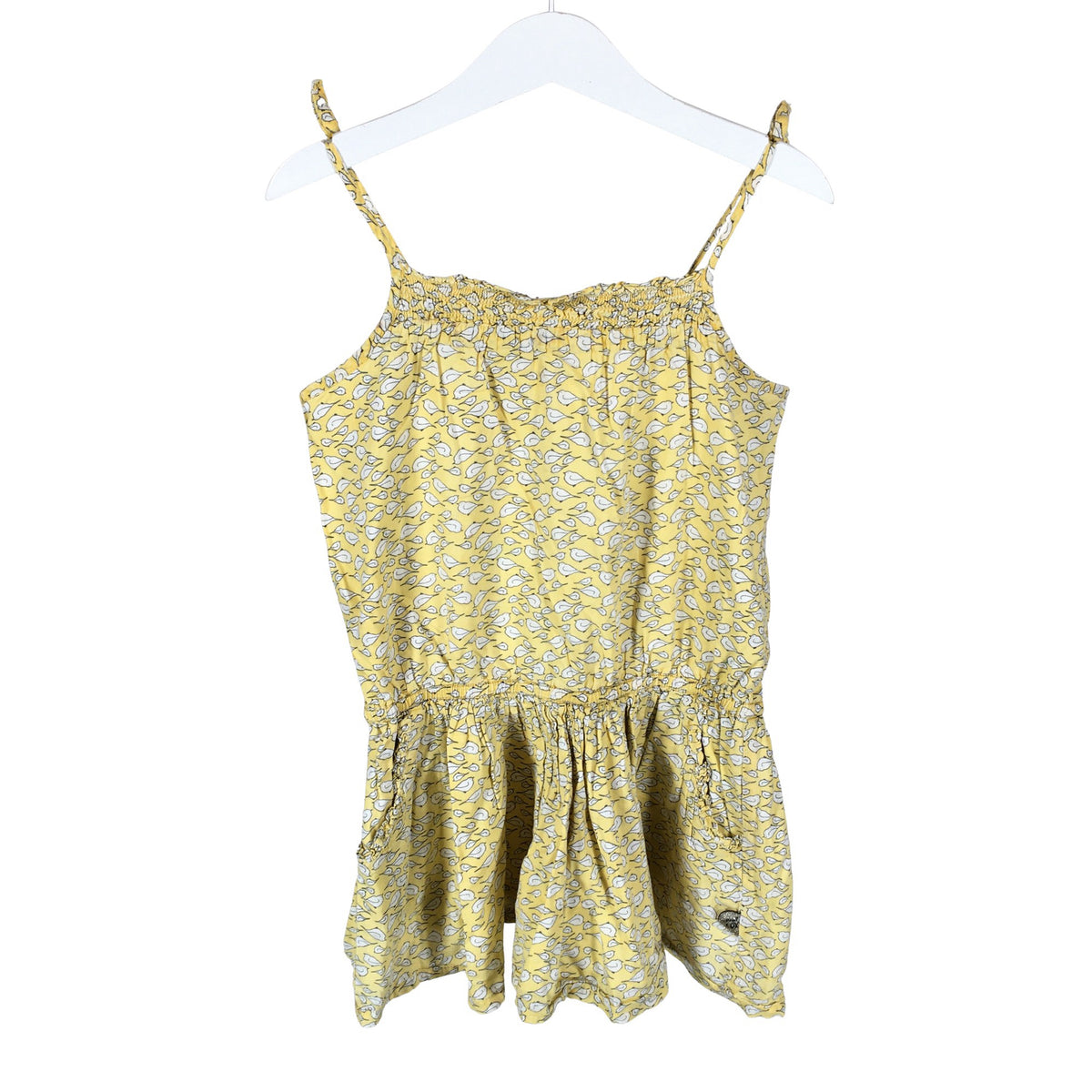 Unisex POMPdeLUX - Trikotaažist kleit, suurus 110 - 116 - Kollane (1)