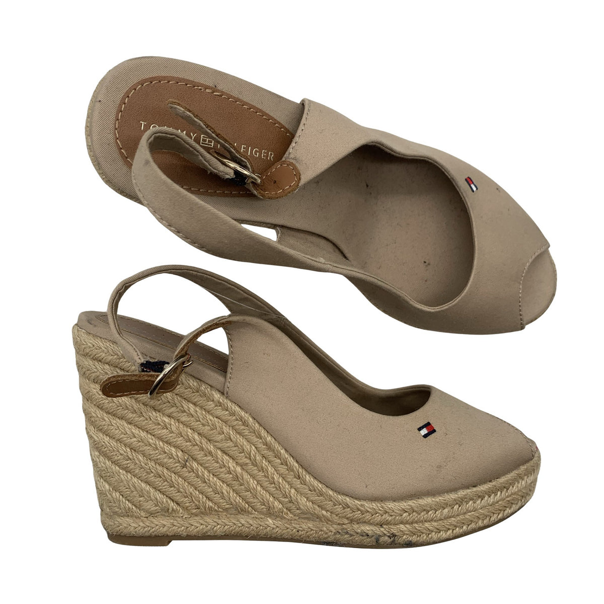 Unisex Tommy Hilfiger - Kiilkontsaga rihmikud, suurus 38 - Beige (1)