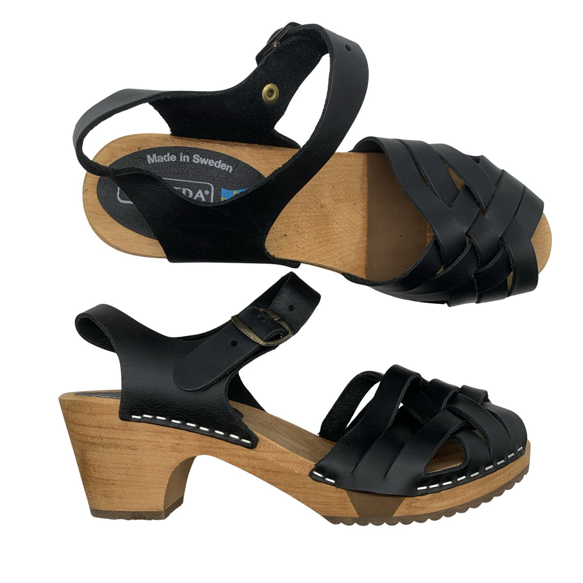 Unisex Moheda - Kontsaga rihmikud, suurus 38 - Must (1)