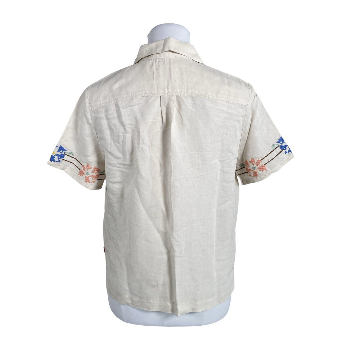 Unisex Levi's - Lühikeste käistega pluus, suurus 34 - Beige (2)