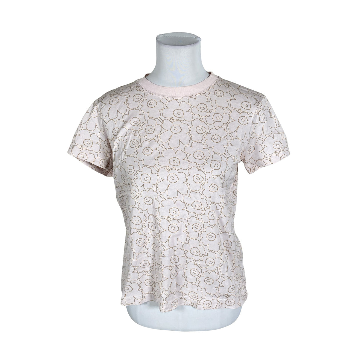 Unisex Marimekko - T-särk, suurus 38 - Heleroosa (1)