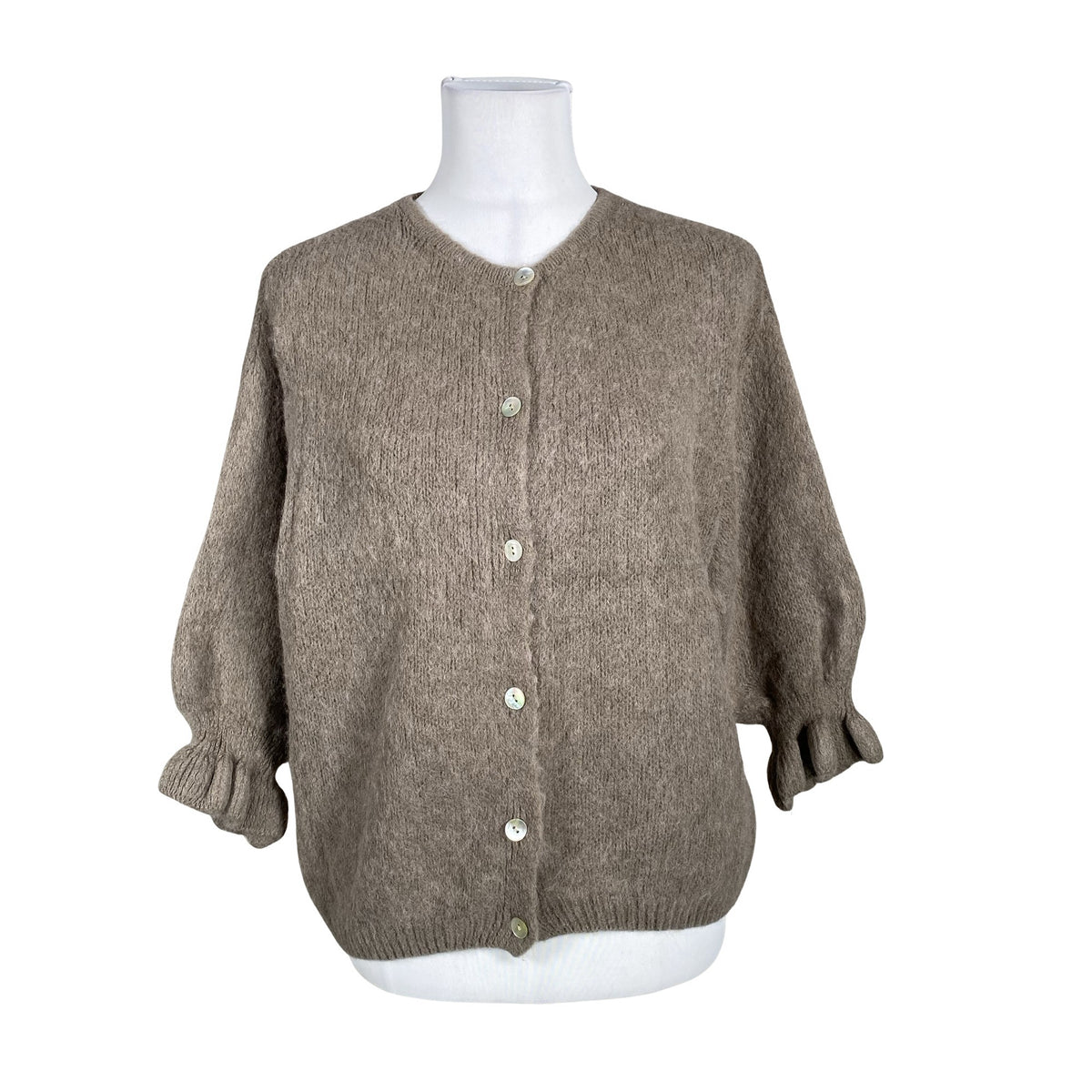 Unisex Marta - Kardigan, suurus 36 - Pruun (1)