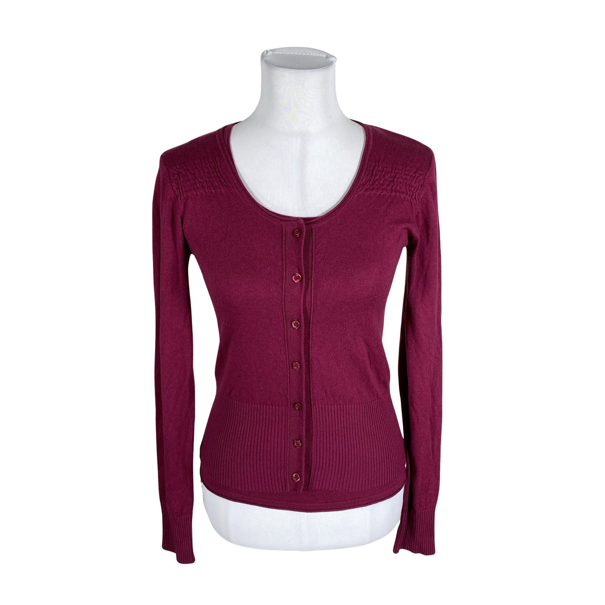 Unisex Marc Aurel - Kardigan, suurus 36 - Veinipunane (1)