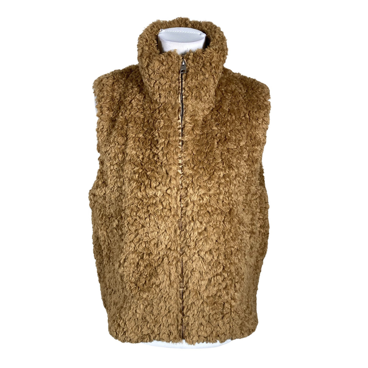 Unisex COS - Kunstkarusnahast vest, suurus 40 - Pruun (1)