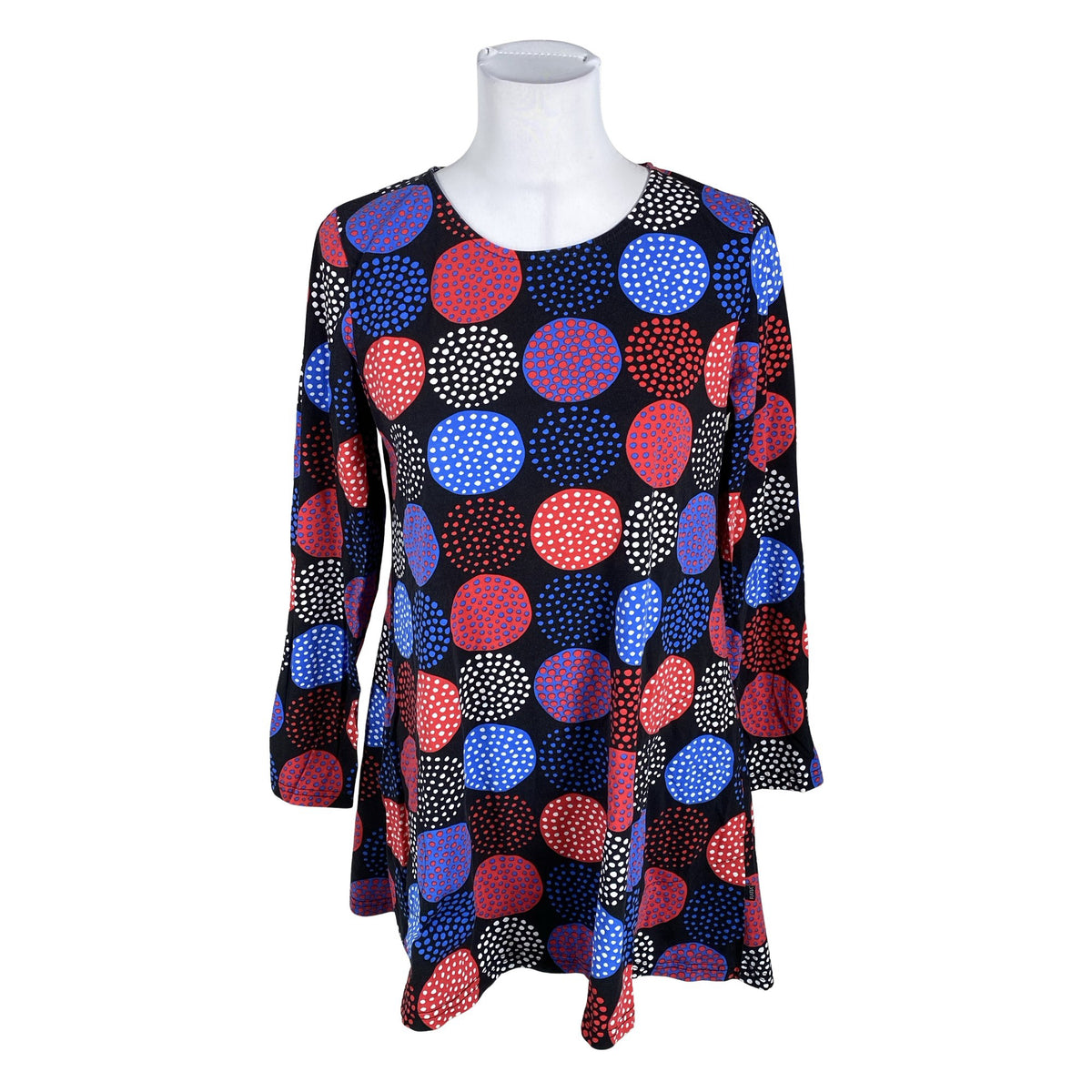 Unisex Ristomatti Ratia - Trikotaažist tuunika, suurus 38 - Must (1)