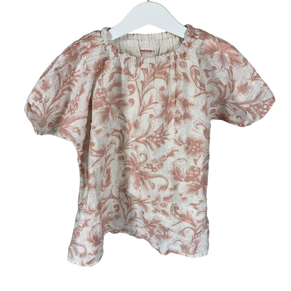 Unisex Punainen Norsu - T-särk, suurus 92 - 98 - Heleroosa (1)