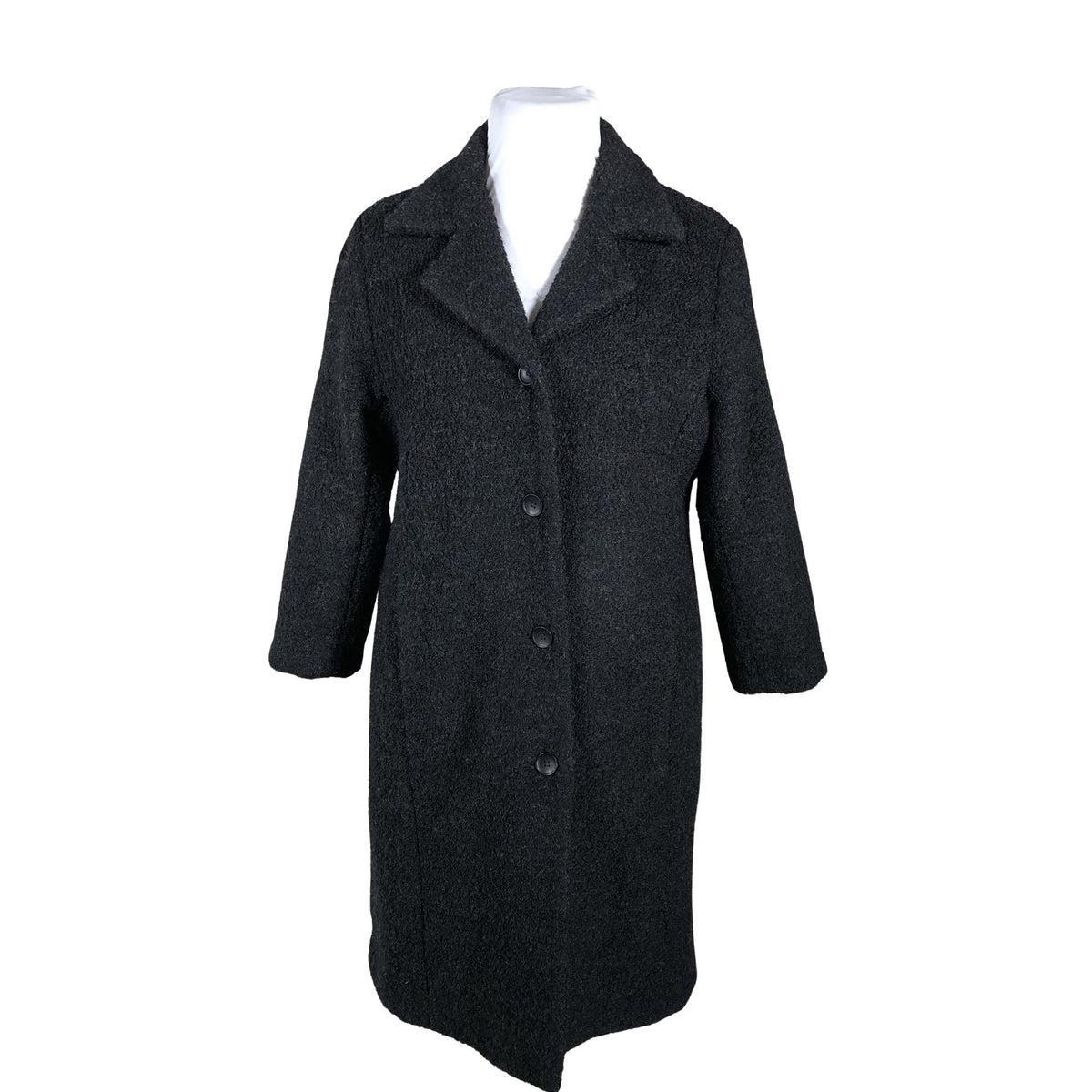 Unisex Etage - Villane mantel, suurus 42 - Must (1)