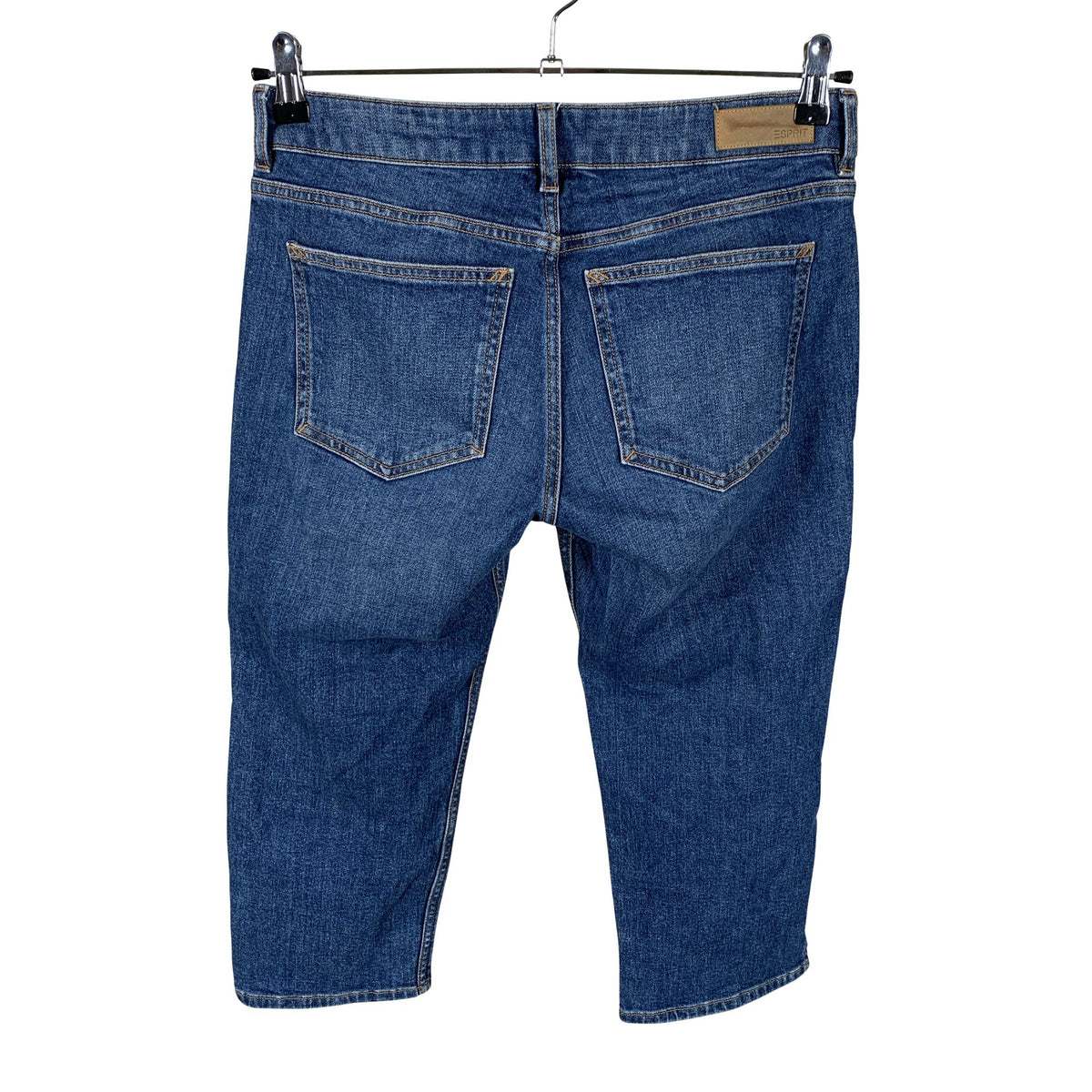 Unisex Esprit - Teksast poolpikad püksid, suurus W28 - Sinine (2)