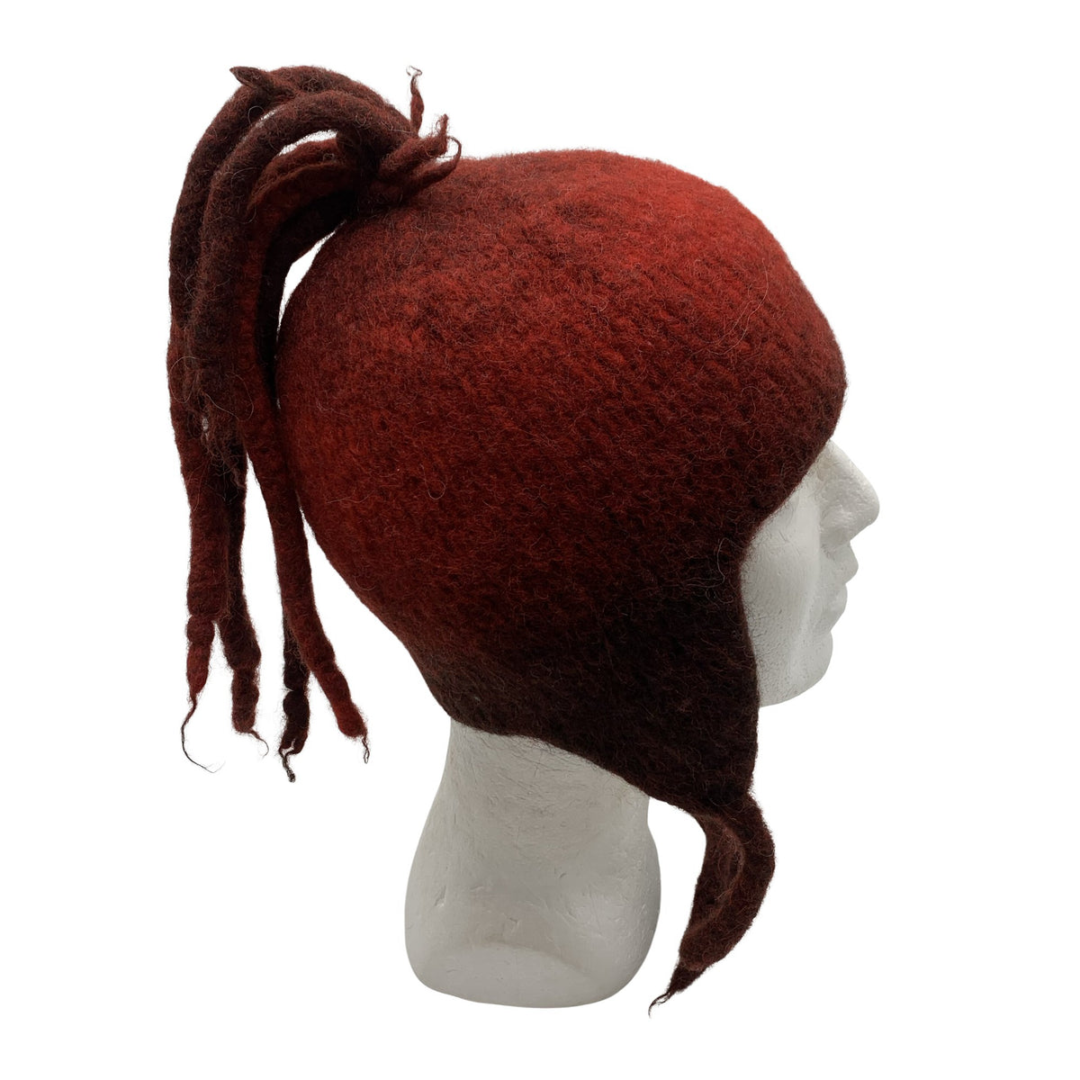 Unisex Handmade - Talvemüts, suurus 58 - 60 cm - Punane (2)