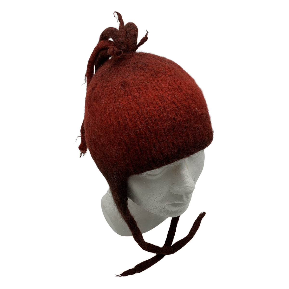 Unisex Handmade - Talvemüts, suurus 58 - 60 cm - Punane (1)