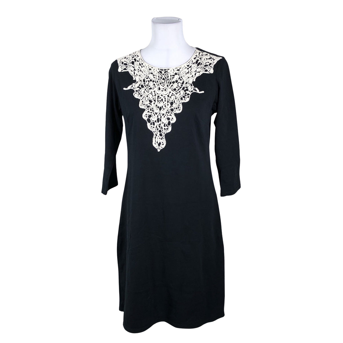 Unisex Lumoan - Trikotaažist kleit, suurus 38 - Must (1)