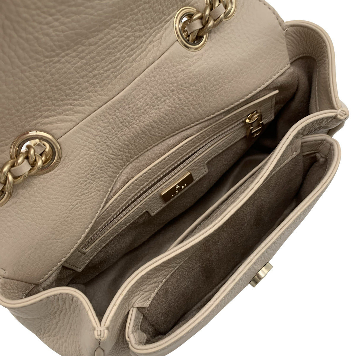 Unisex Aigner - Õlakott, suurus Mini - Beige (3)