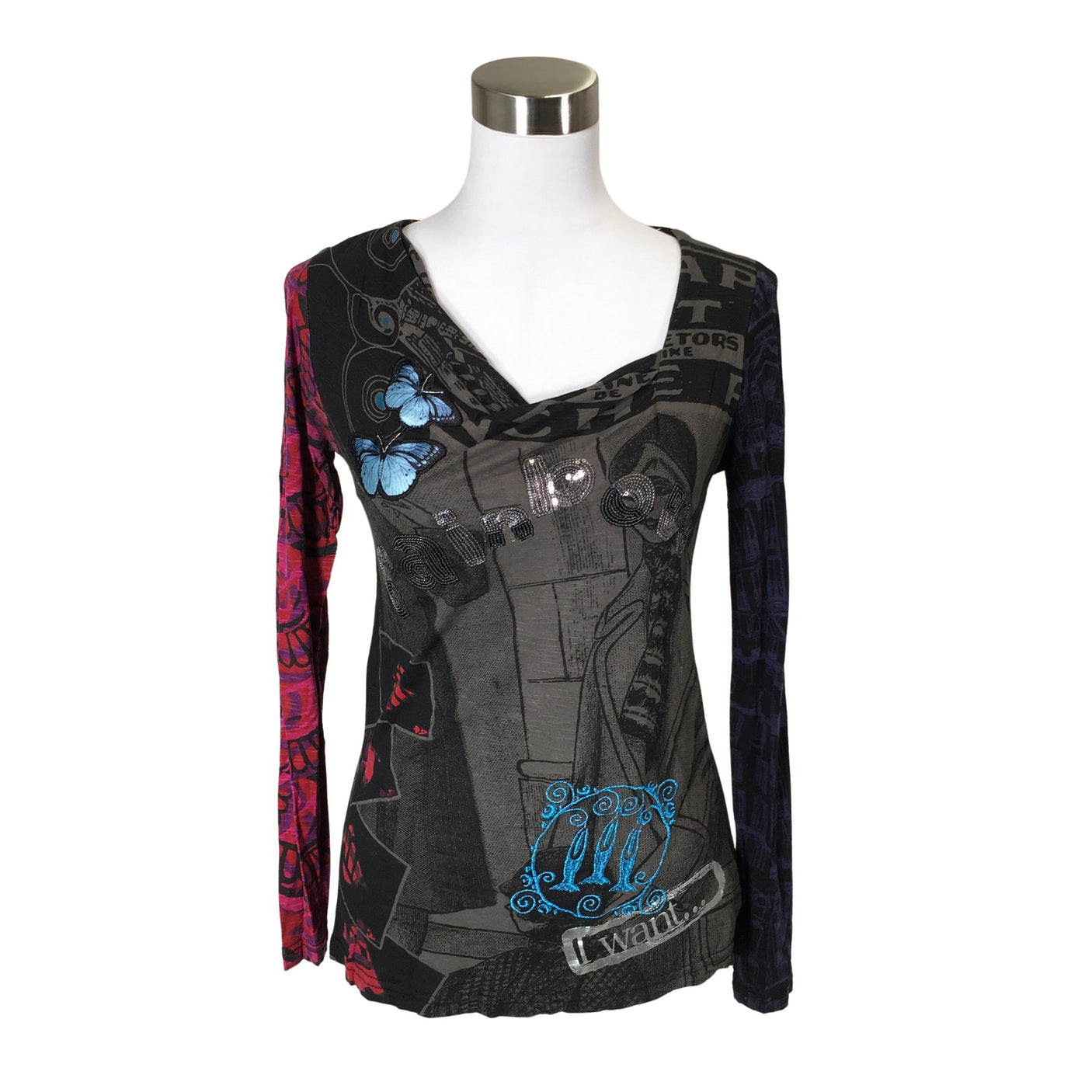 Unisex Desigual - Trikoopaita, koko 36 - (1)