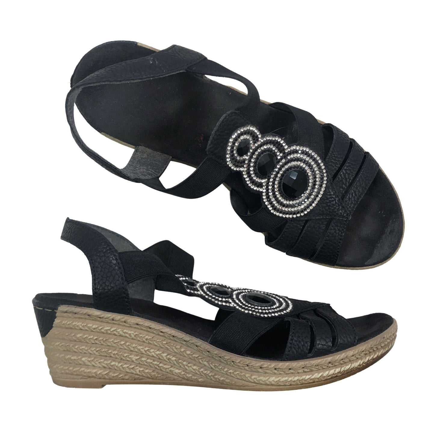 Unisex Rieker - Kiilakorkosandaalit, koko 36 - (1)