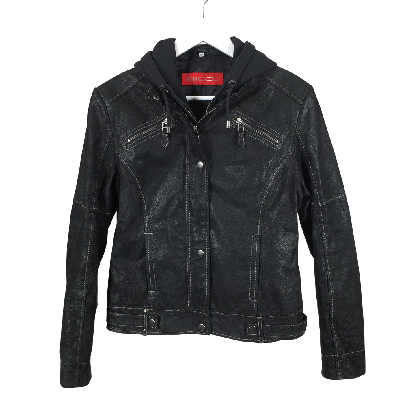 Unisex Bigel - Nahkatakki, koko 38 - (1)