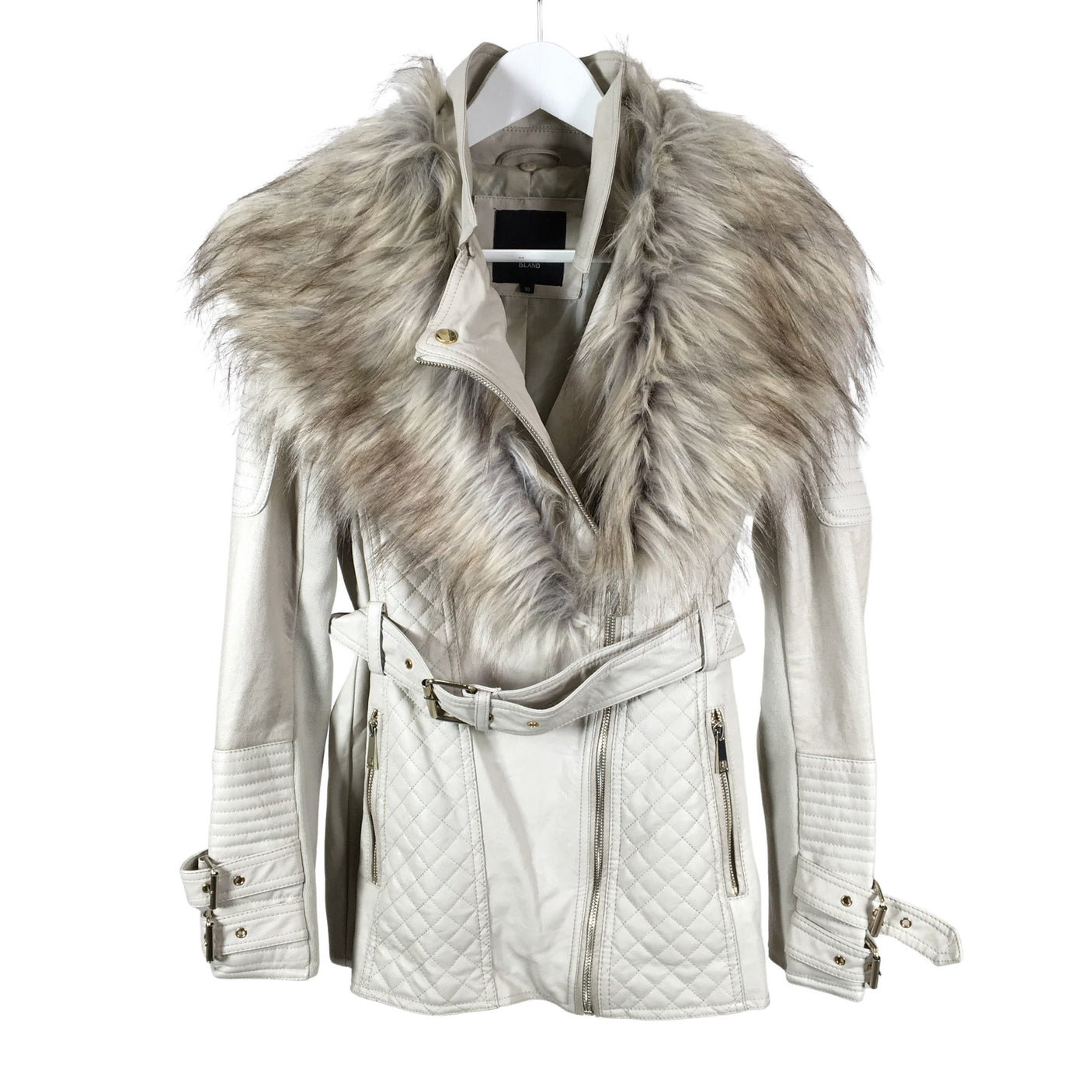 Unisex River Island - Nahkatakki, koko 36 - (3)