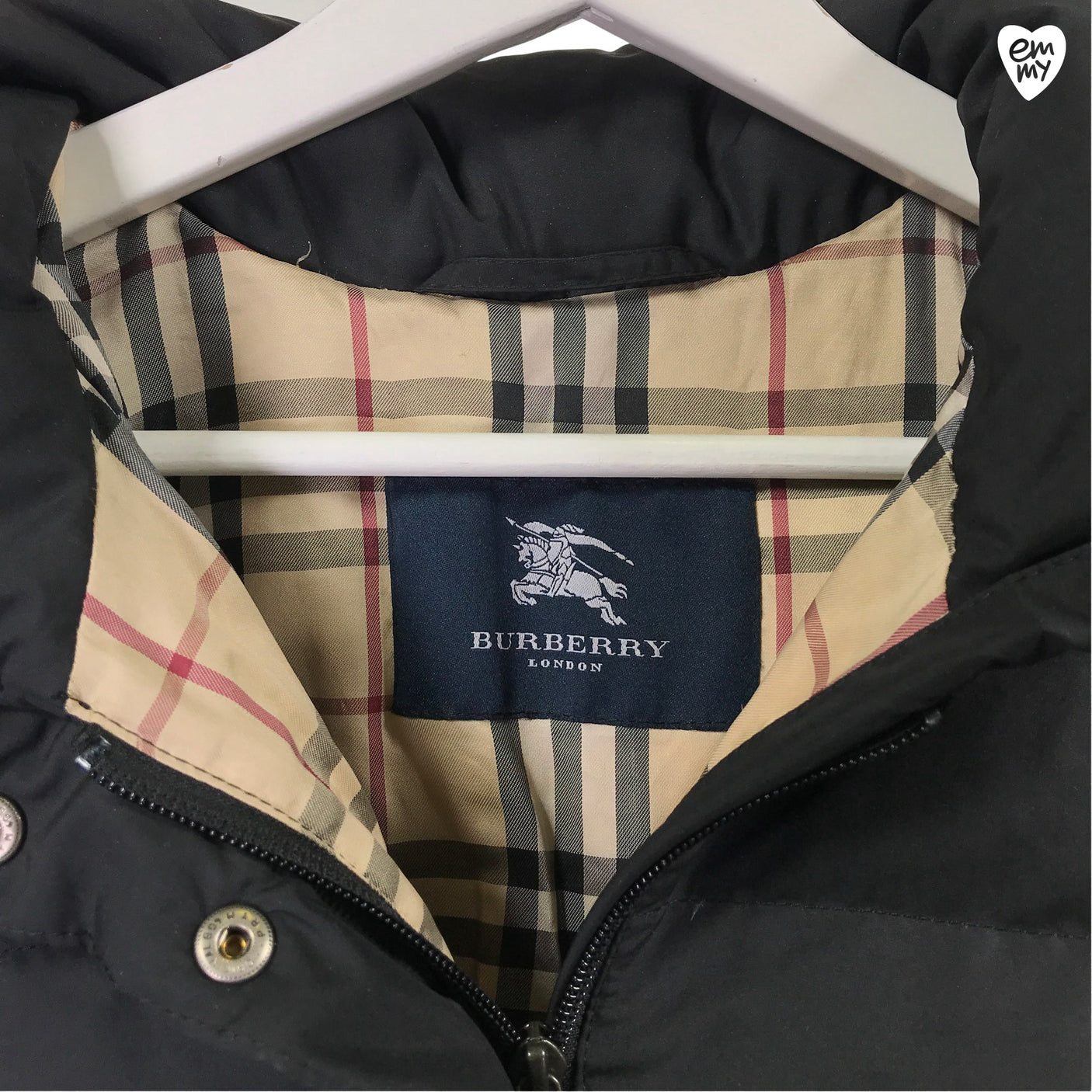 Unisex Burberry - Untuvatakki, koko 40 - (3)