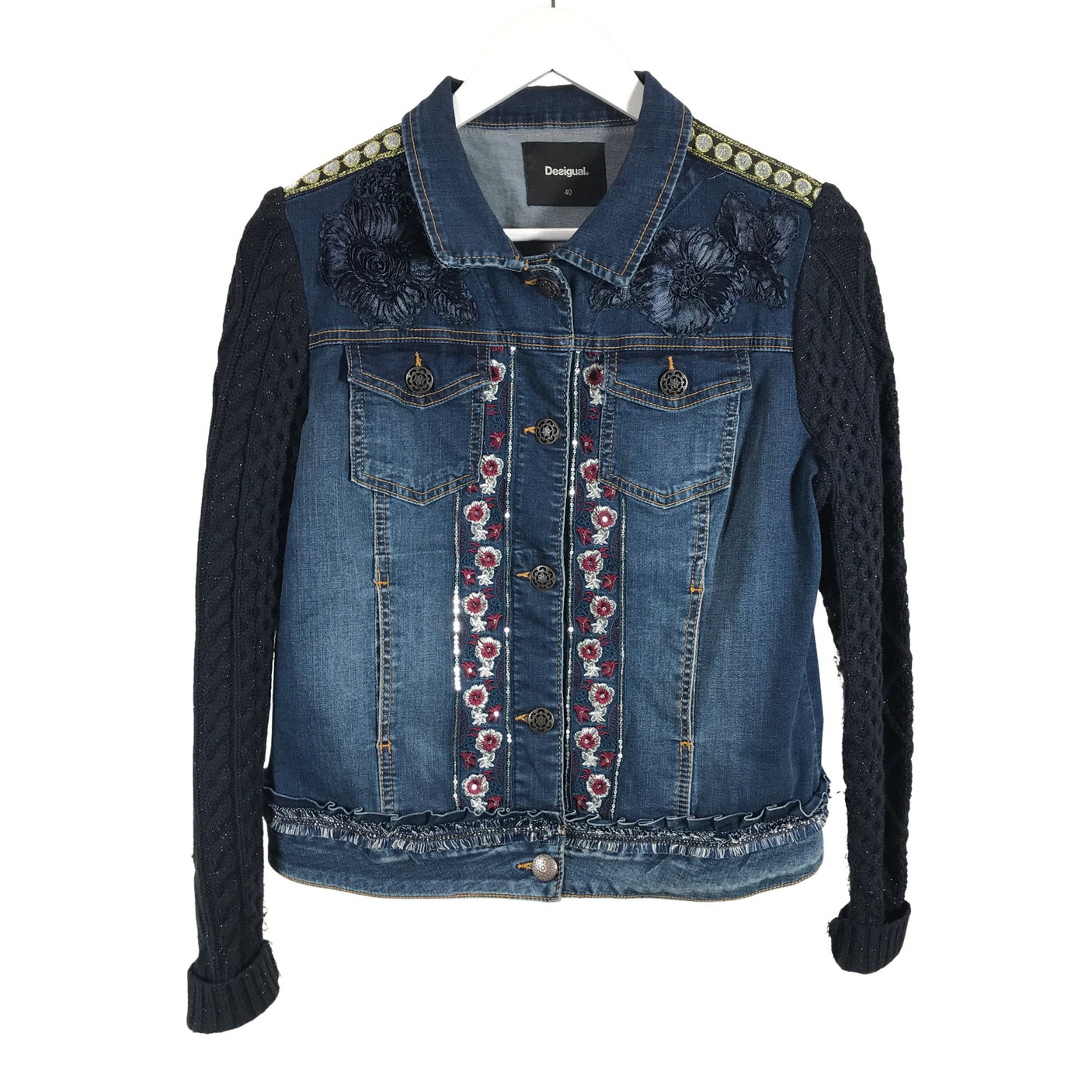 Unisex Desigual - Farkkutakki, koko 40 - (1)