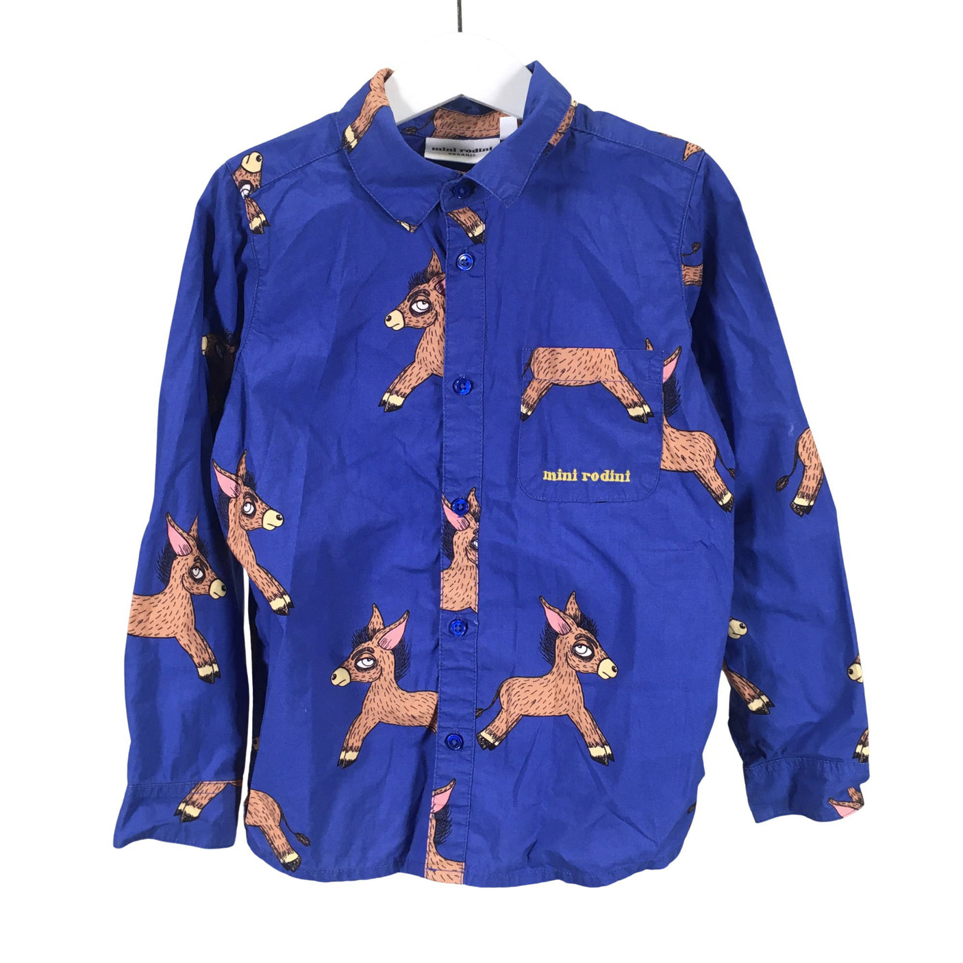 Unisex Mini Rodini - Kauluspaita, koko 116 - 122 - (1)