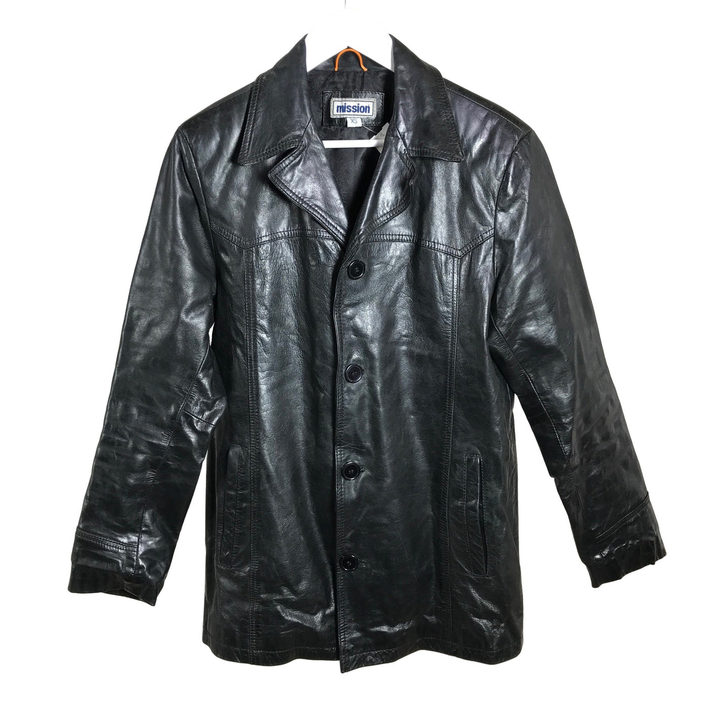 Unisex Mission - Nahkatakki, koko XS - (1)